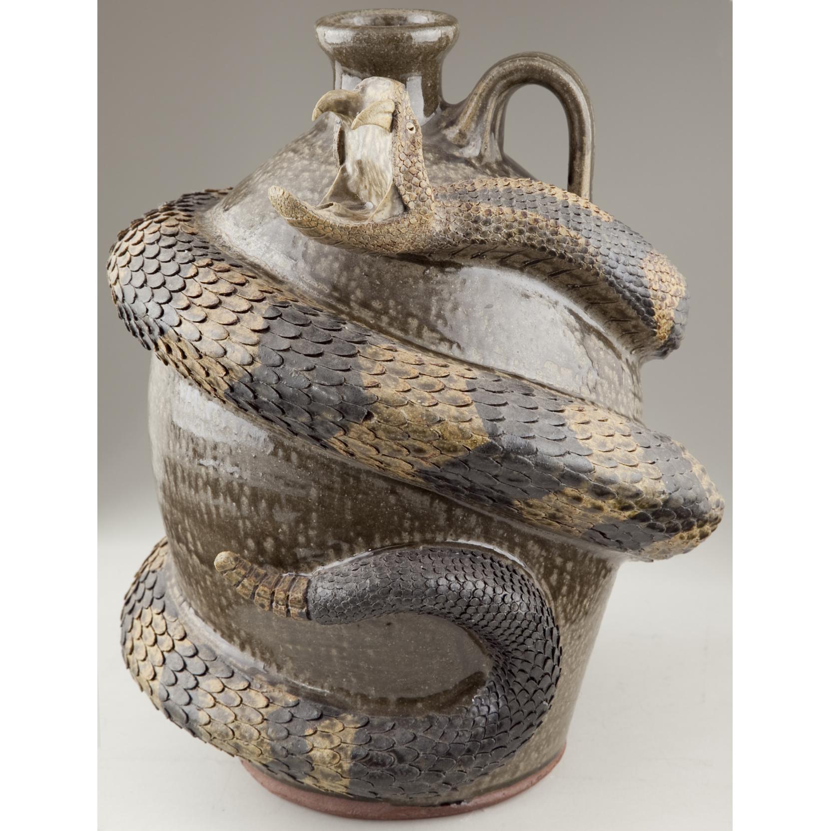 Michael & Melvin Crocker Snake Jug GA (Lot 43 - Fine &amp