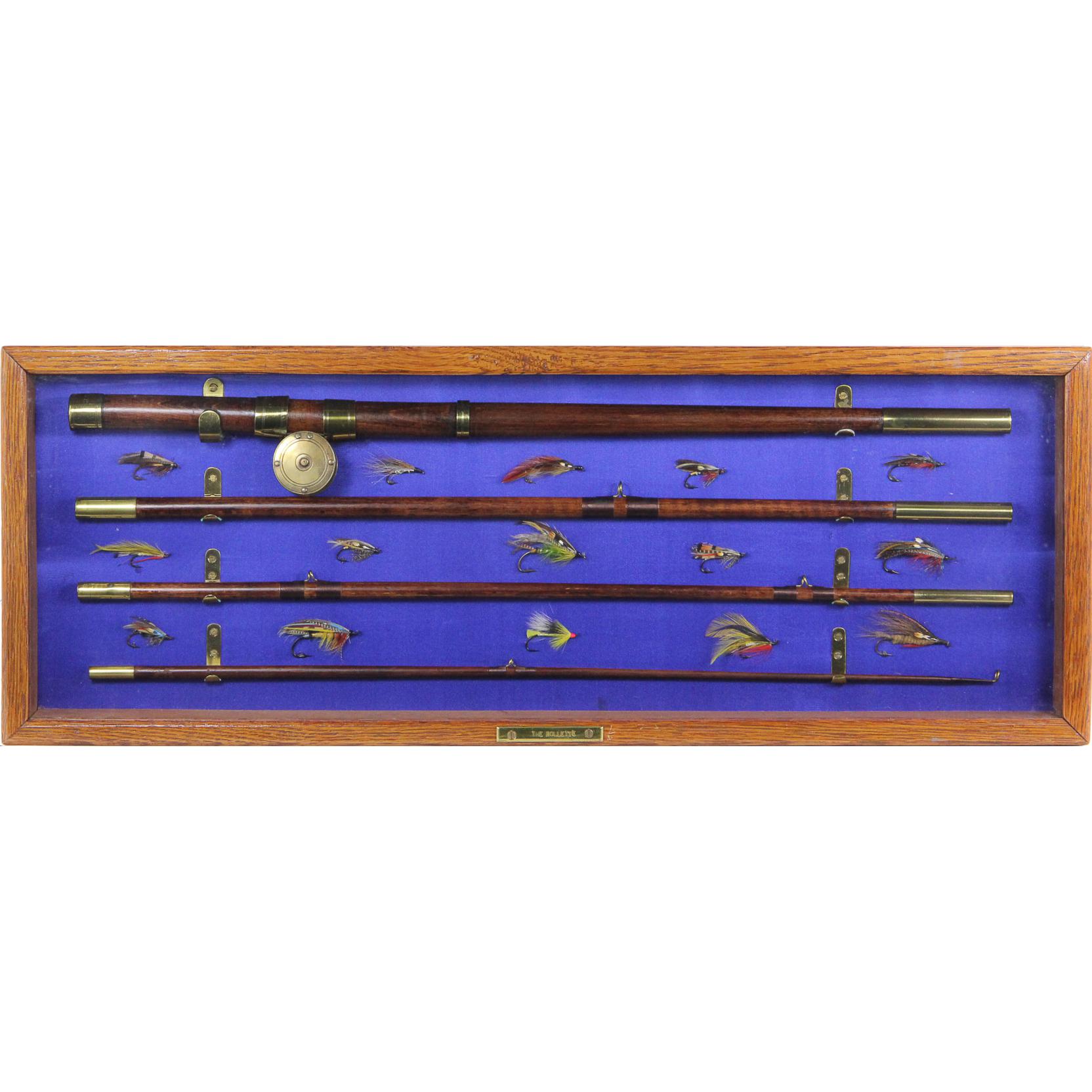 Antique Fly Fishing Rod and Reel Display (Lot 231 - The Winter