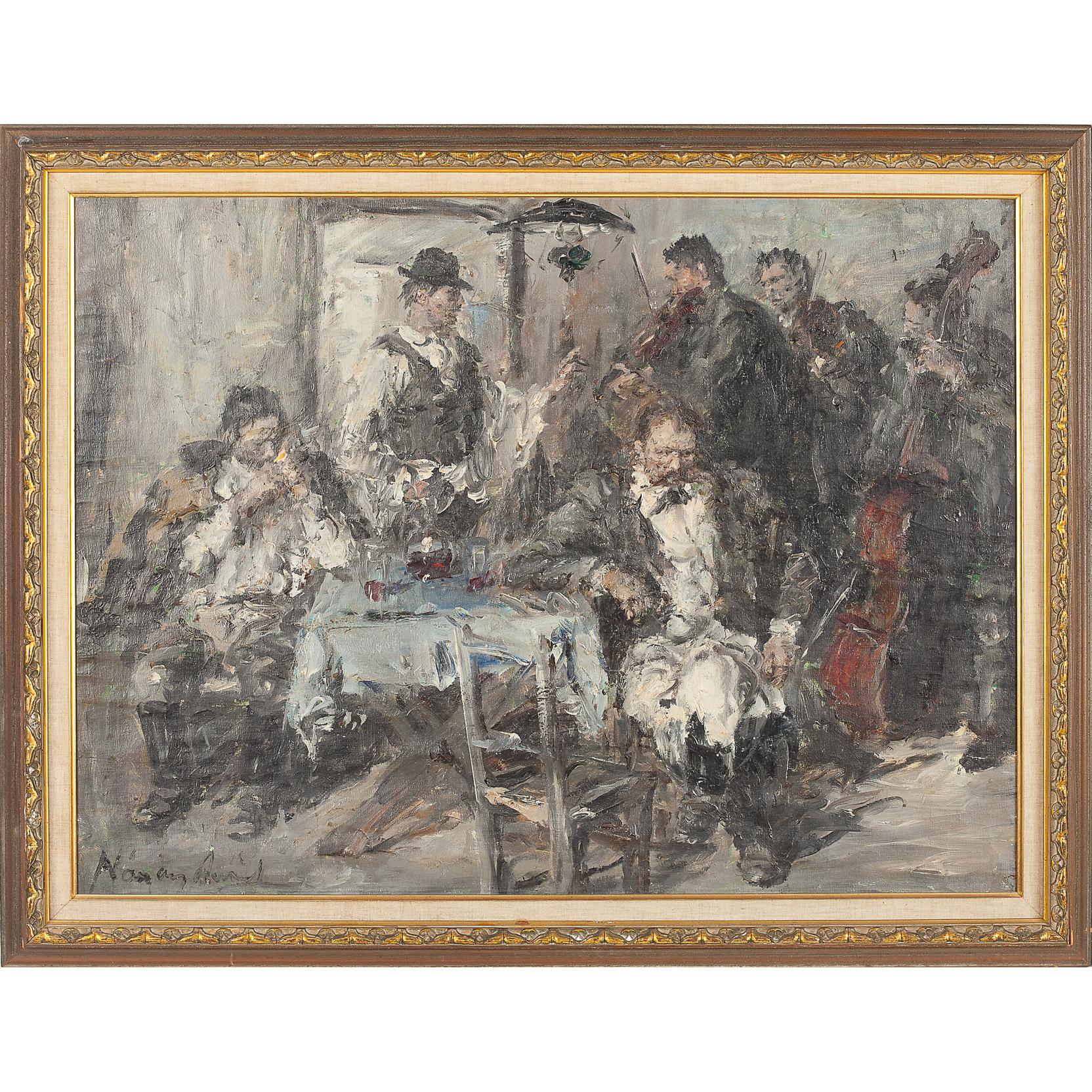 Aurel Naray (Hungarian, 1883-1948), Musicians (Lot 630 - The