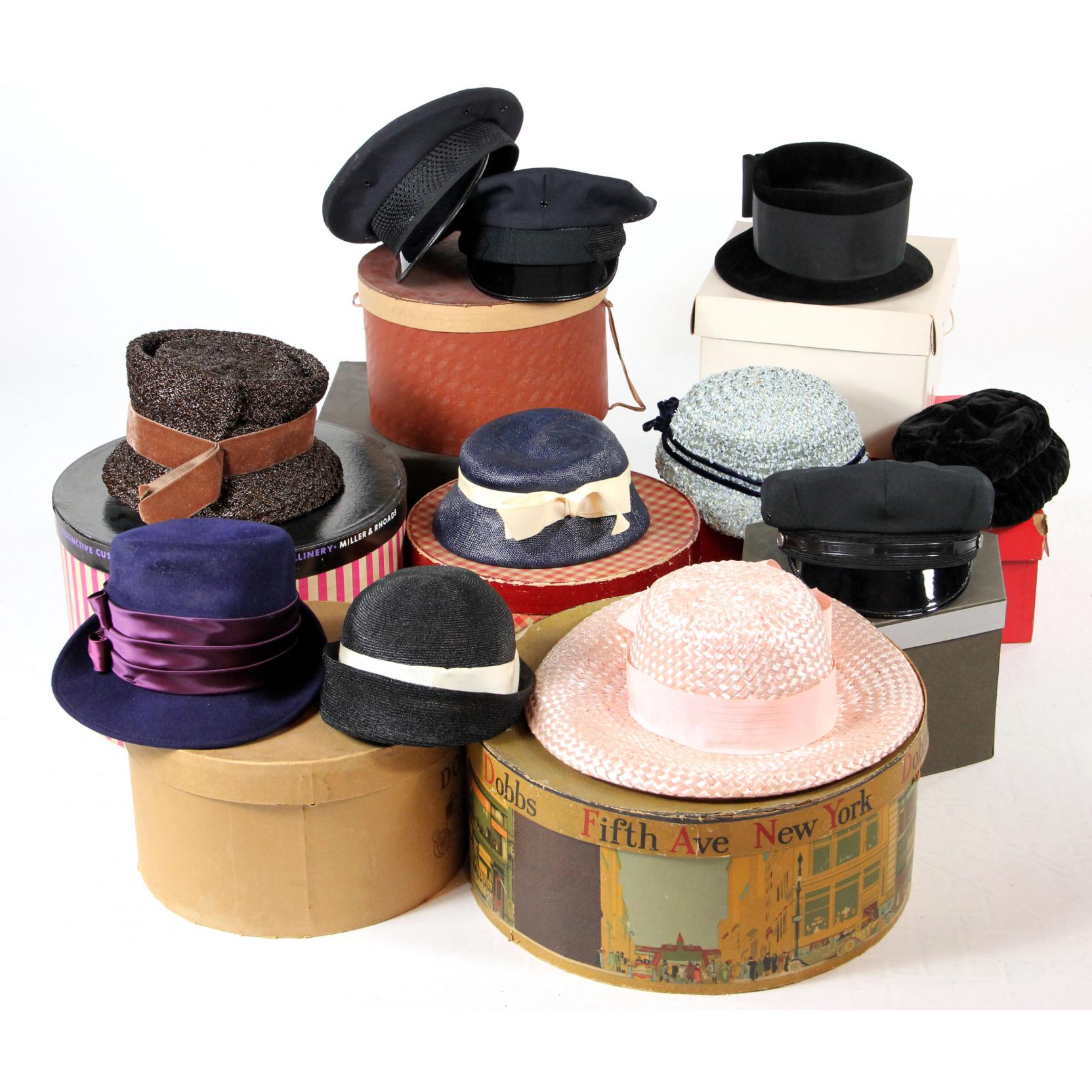 Mystery Box Reseller’s or Collector’s Dream! Mad Collection of Vintage Hats Mystery Hat Box - Five Randomly Picked Flat Brim Trucker  main image 2