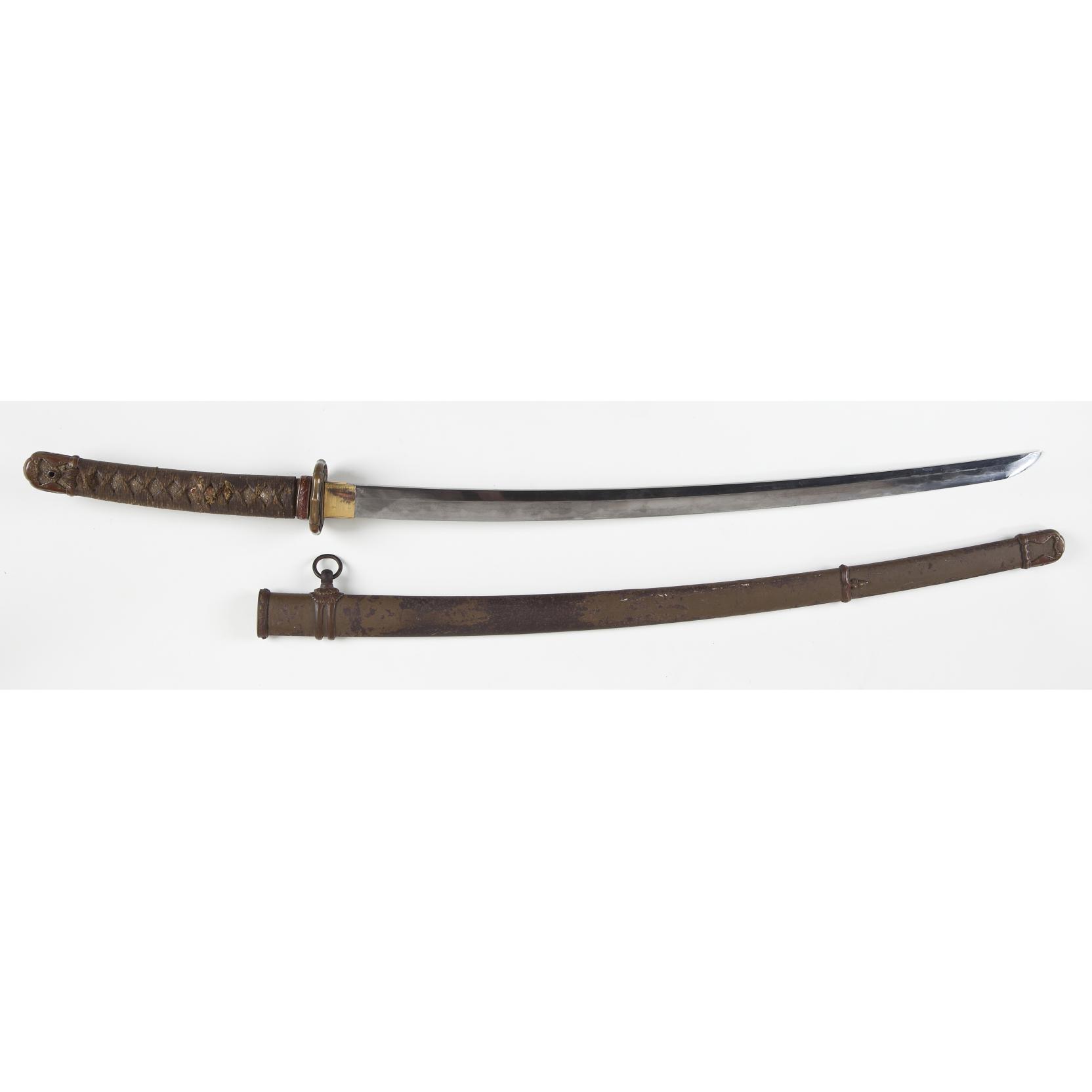 WWII Imperial Japanese Katana Samurai Sword (Lot 485 - Fine
