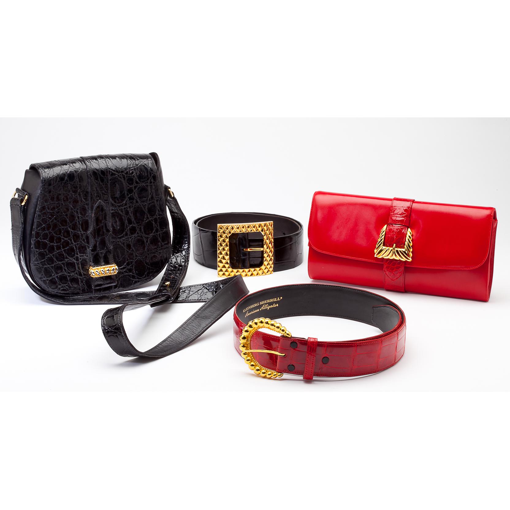 Two Kleinberg Sherrill Handbags with Belts (Lot 459 - The 