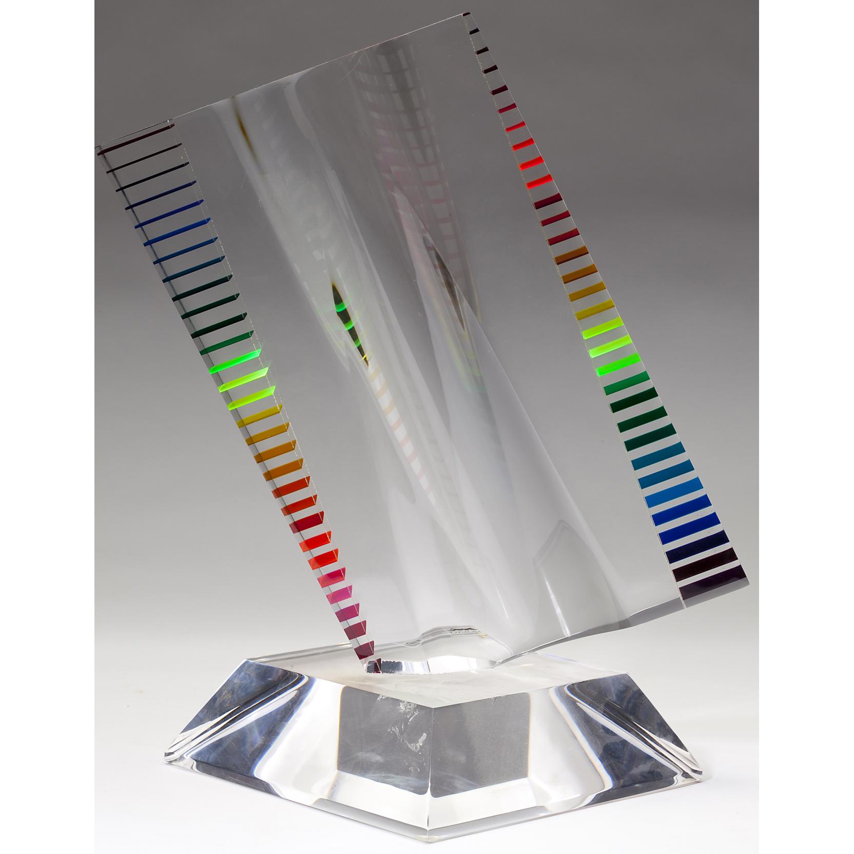 Shlomi Haziza (CA), Rainbow Acrylic Sculpture (Lot 10 - The Shlomi Haziza (CA), Rainbow Acrylic Sculpture (Lot 10 - The