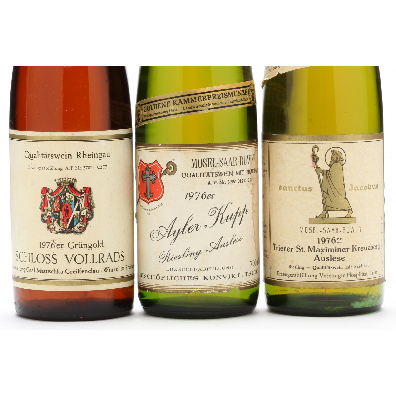 Eclectic 1976 German Wine Selection (Lot 3045 - The Fall
