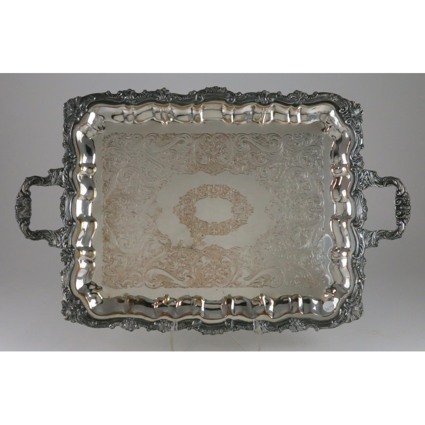 Sheridan Silver Plate Tray (Lot 65 - Saturday Estate AuctionAug 23