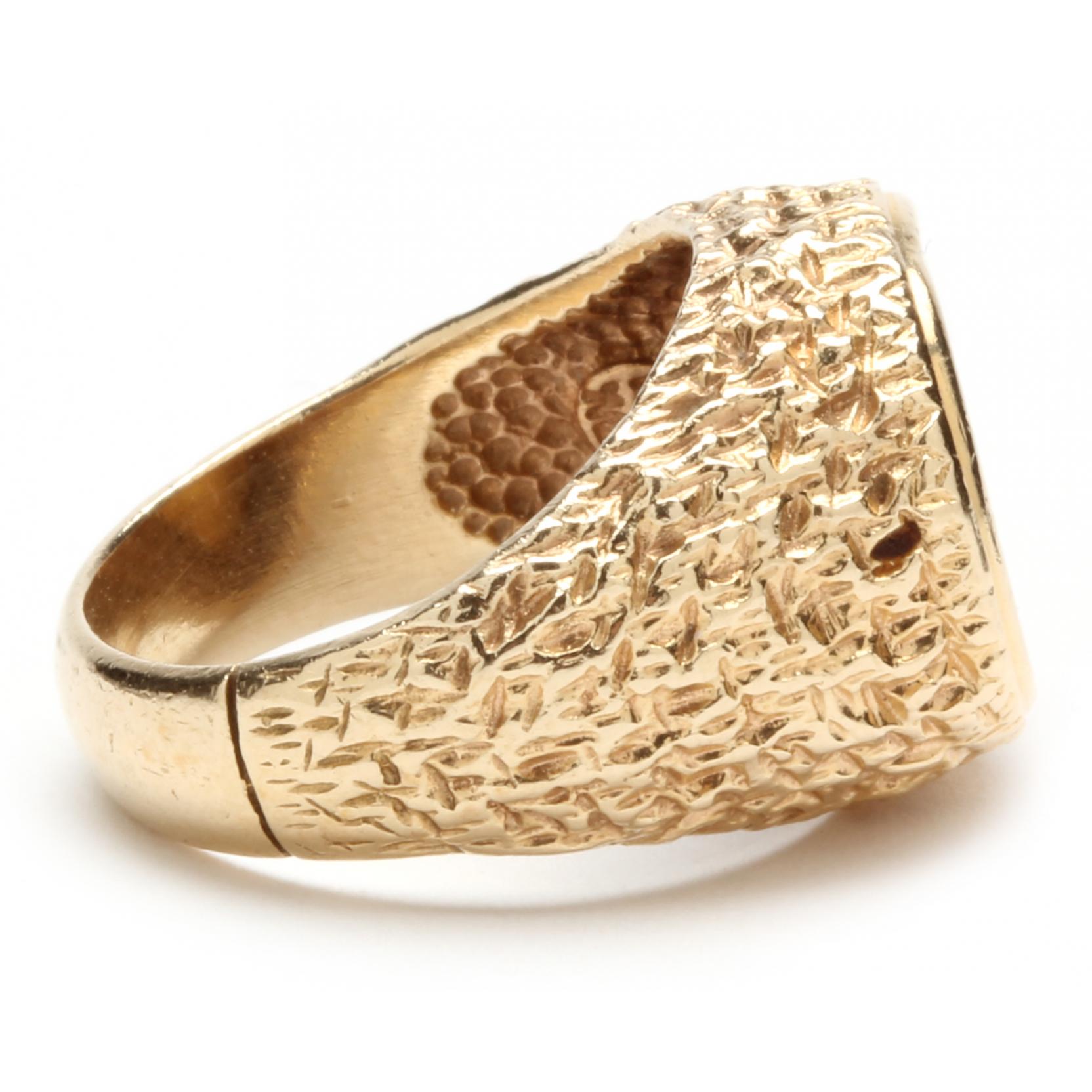 Gold Coin Ring (Lot 318 - The Winter Catalogue AuctionDec 4, 2014