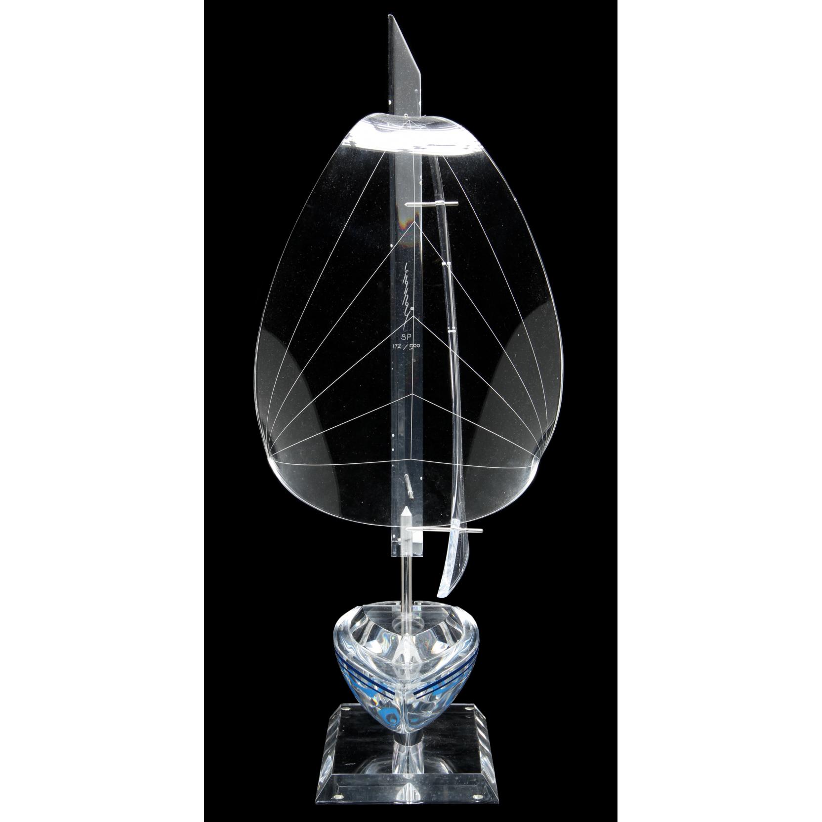 H. Charles Yi, Lucite Sailboat (Lot 525 - The Winter Catalogue