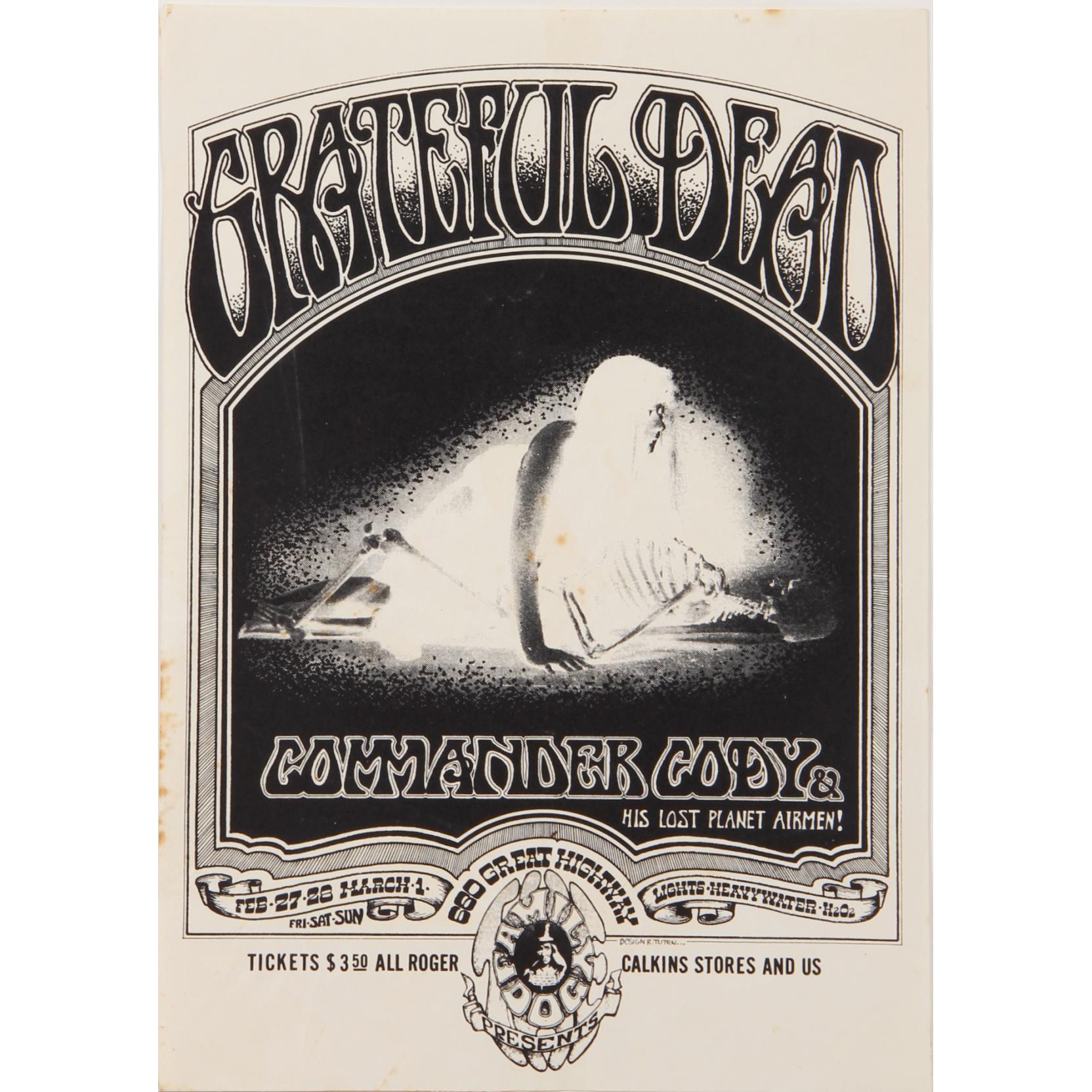 Grateful Dead 1960's Poster and Handbill (Lot 4 - Collection of