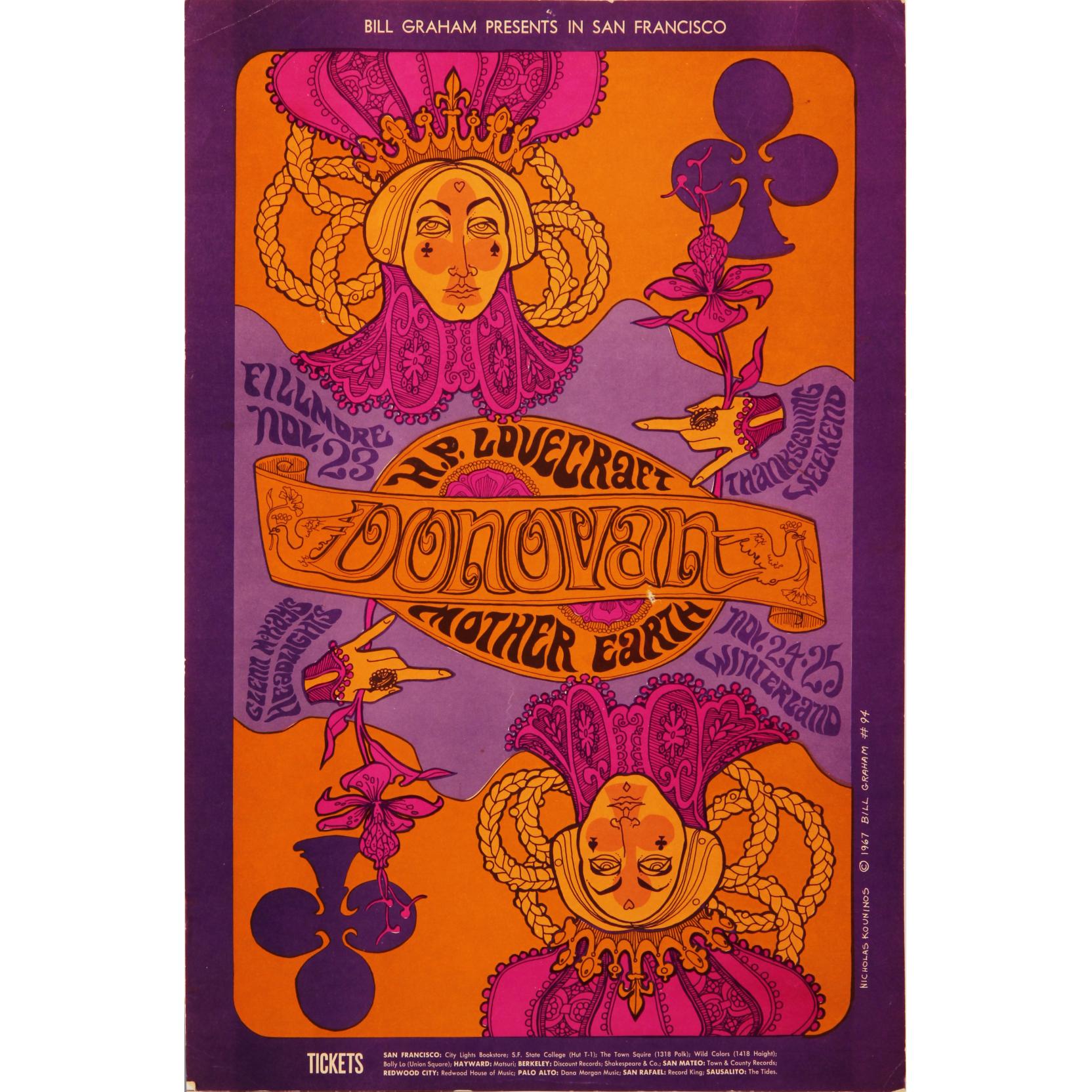 Two 1967 Concert Posters (Lot 32 - Collection of Vintage
