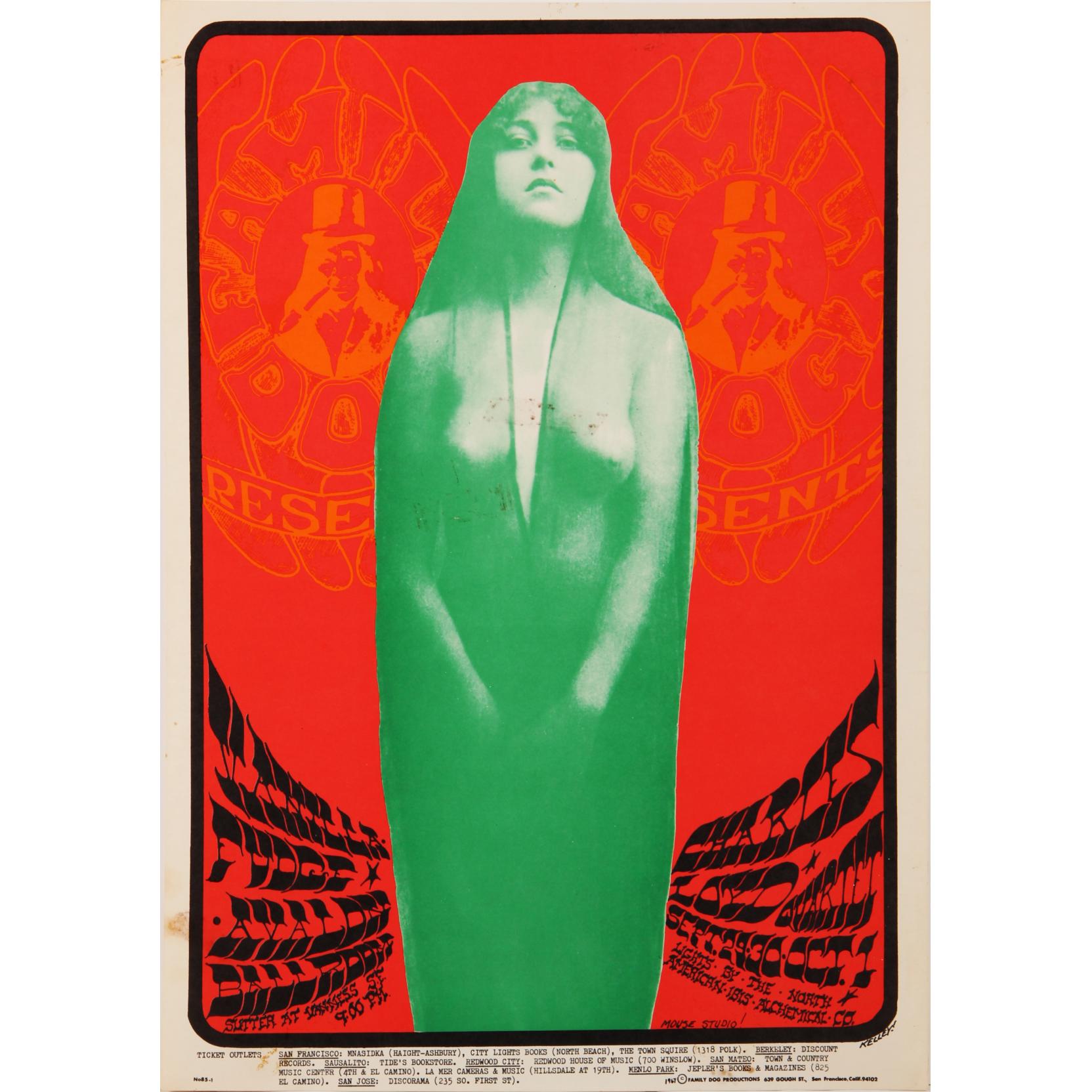 Two 1967 Avalon Ballroom Concert Posters (Lot 38 - Collection of