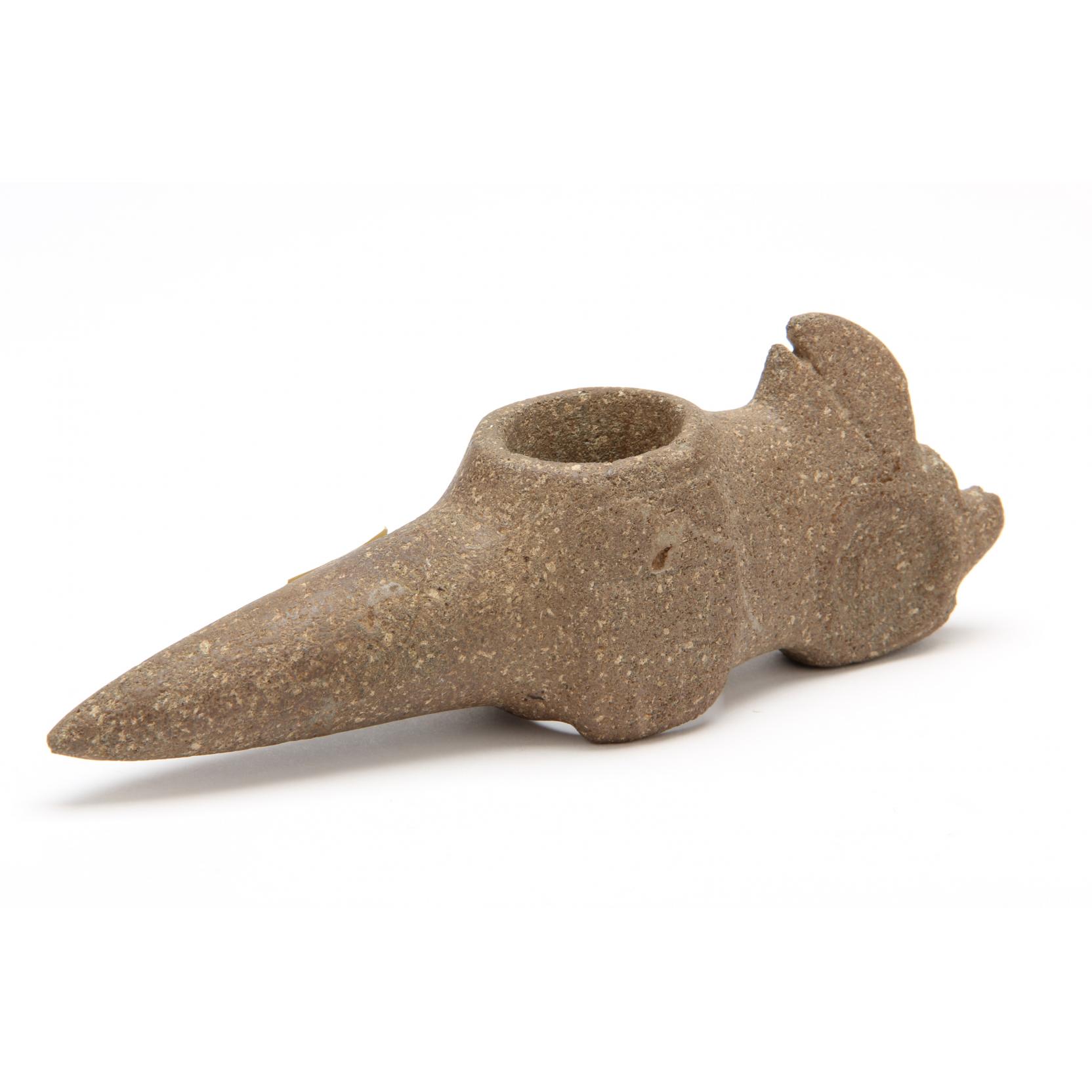 Pre-Columbian Figural Stone Mace Head, Costa Rica (Lot 884 - The