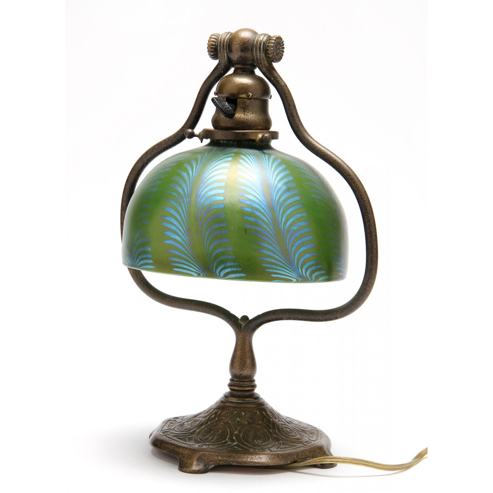 非売品　Tiffanyディスプレイ Tiffany Studios Zodiac Desk Lamp (Lot 376 - The Fall