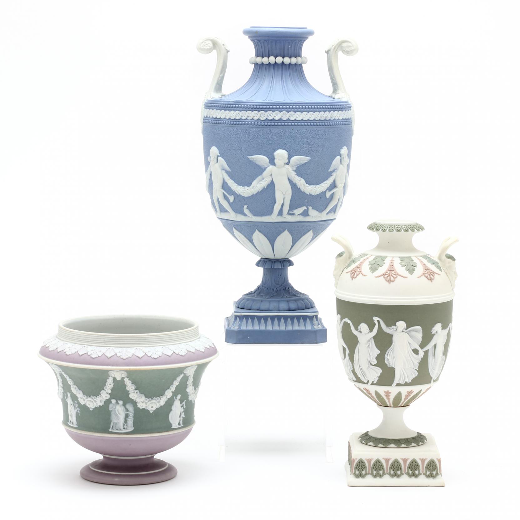 Three Pieces of Wedgwood Jasperware (Lot 65 - Collection from Dr