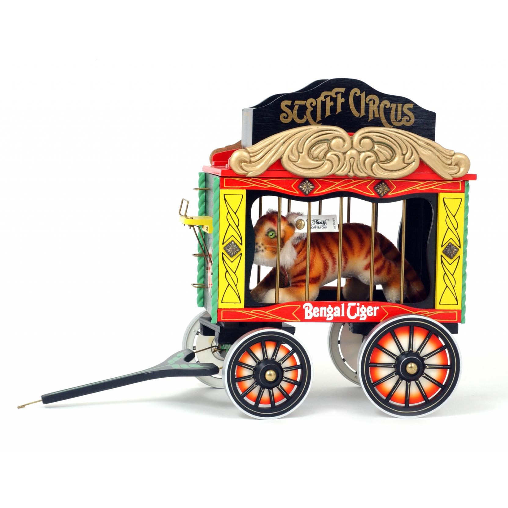 シュタイフ 「Golden AGE」 サーカス タイガー ワゴン　Steiff Steiff Golden Age of the Circus, Complete Set, Limited Edition