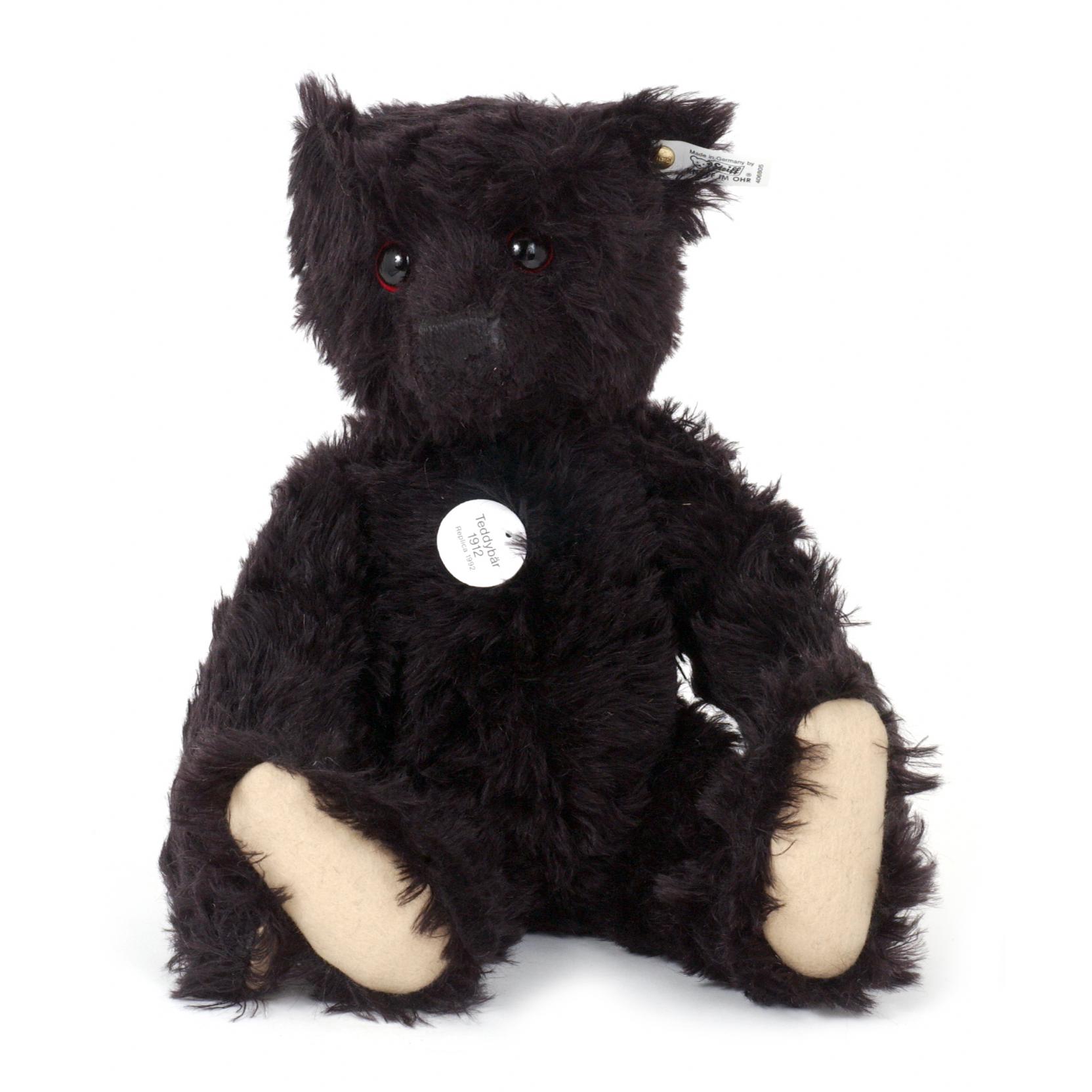 Steiff Teddy Bear 1912 黒 Steiff Teddy Bear 1912 Replica, Black 40, Limited Edition (Lot 34