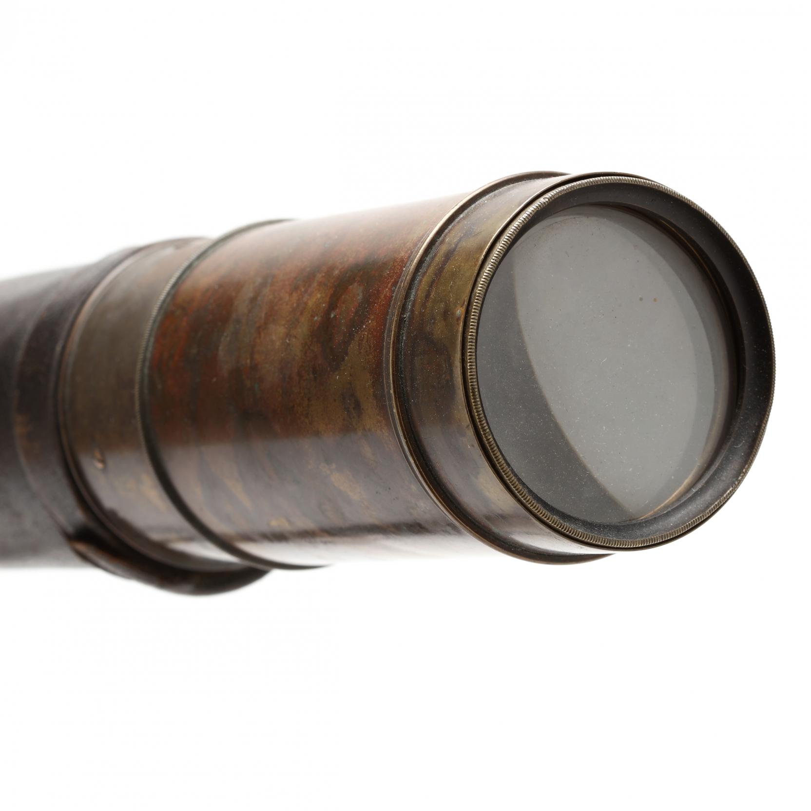 18th Century French Library Telescope on Stand (Lot 142 - Session