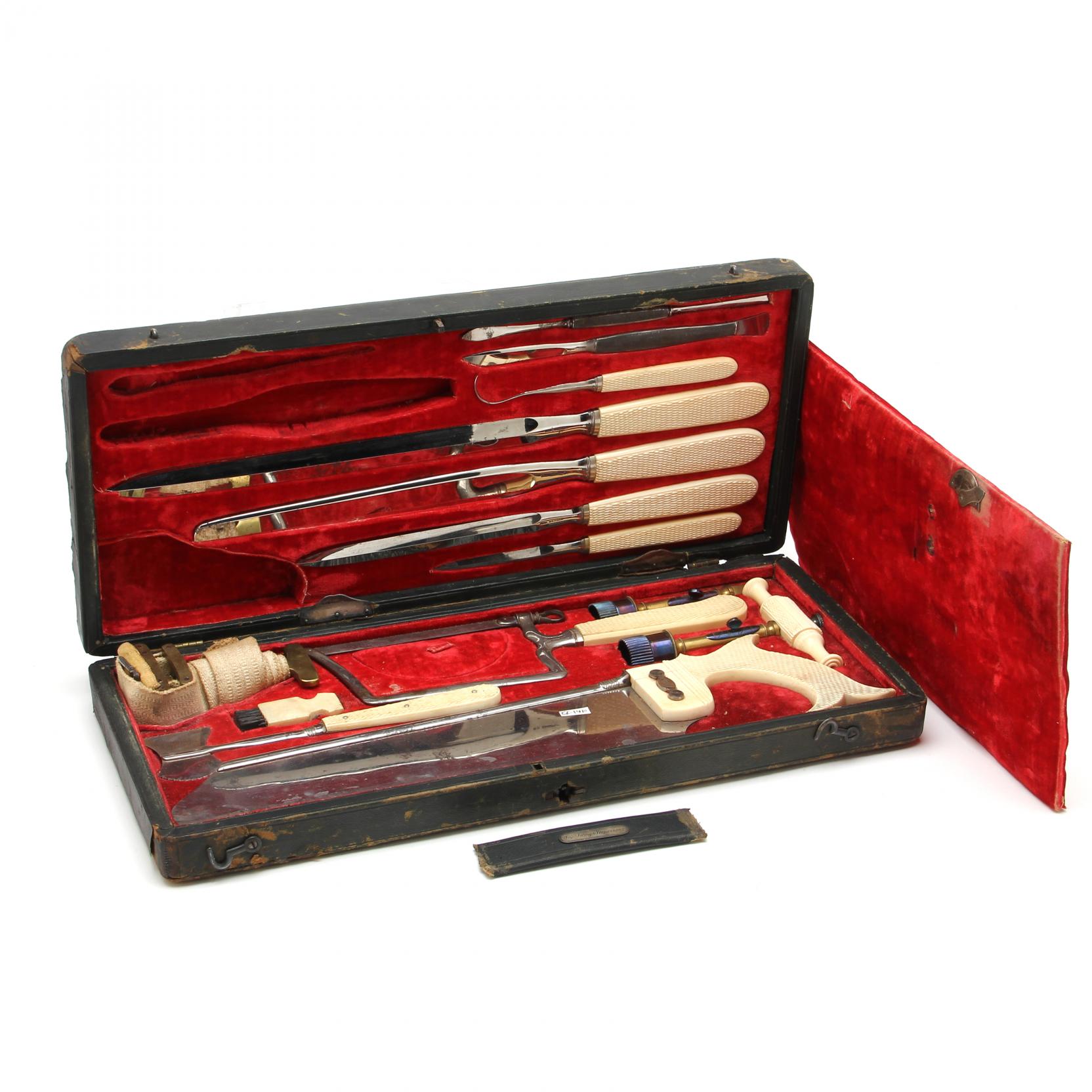 Civil War Era Cased Surgical Set, J.H. GEMRIG (Lot 1066 - Session