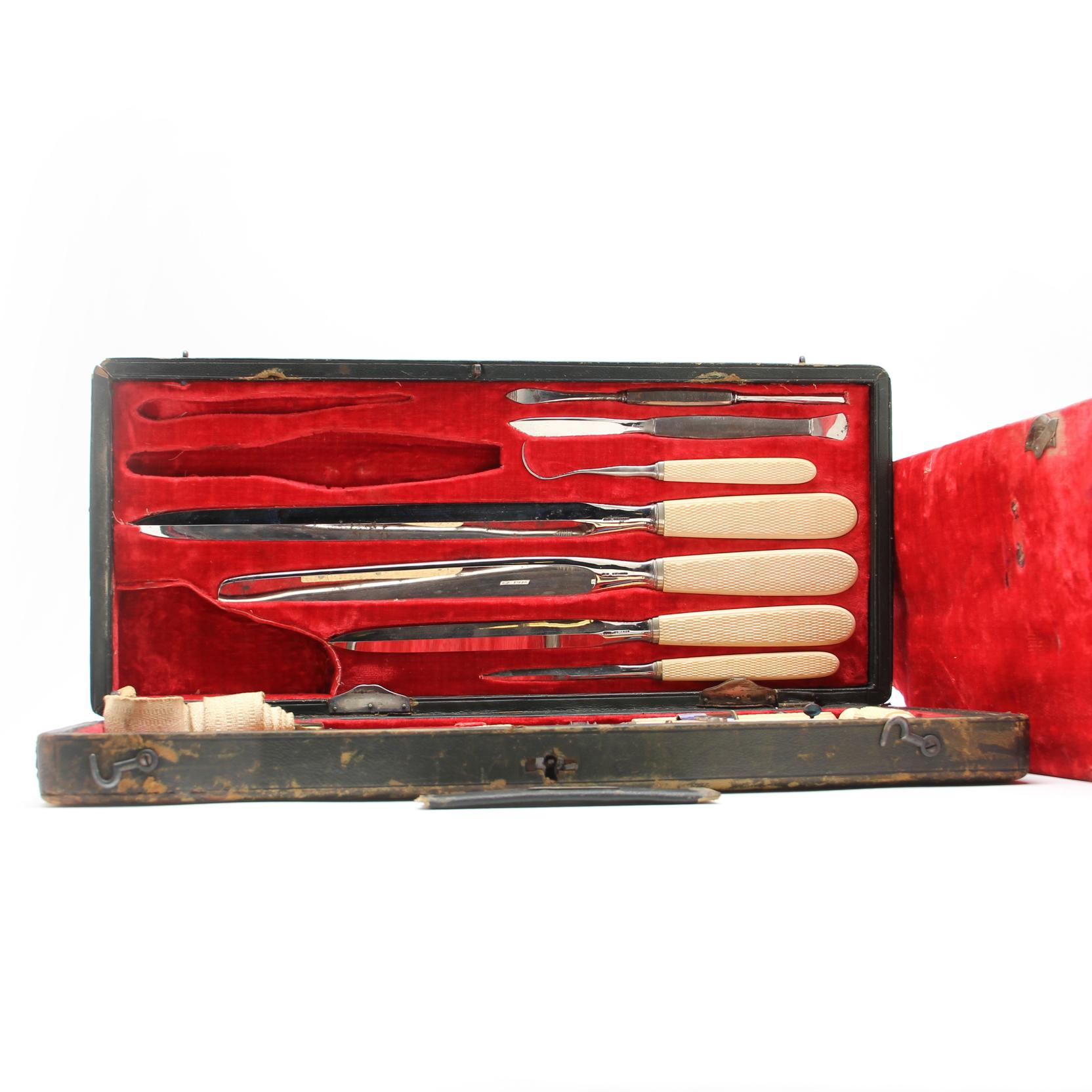 Civil War Era Cased Surgical Set, J.H. GEMRIG (Lot 1066 - Session