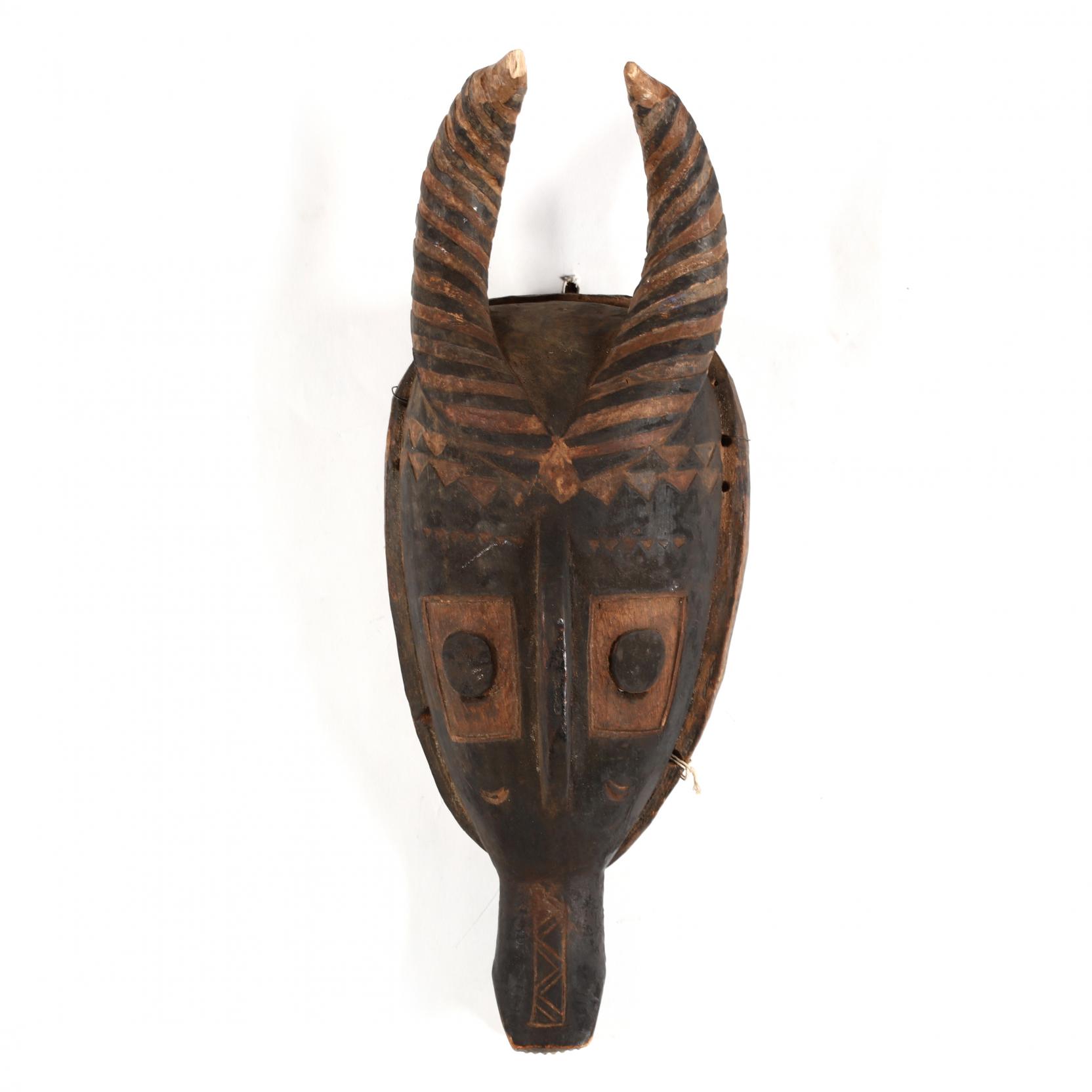 Two Horned African Masks (Lot 134 - Session II: The Fall