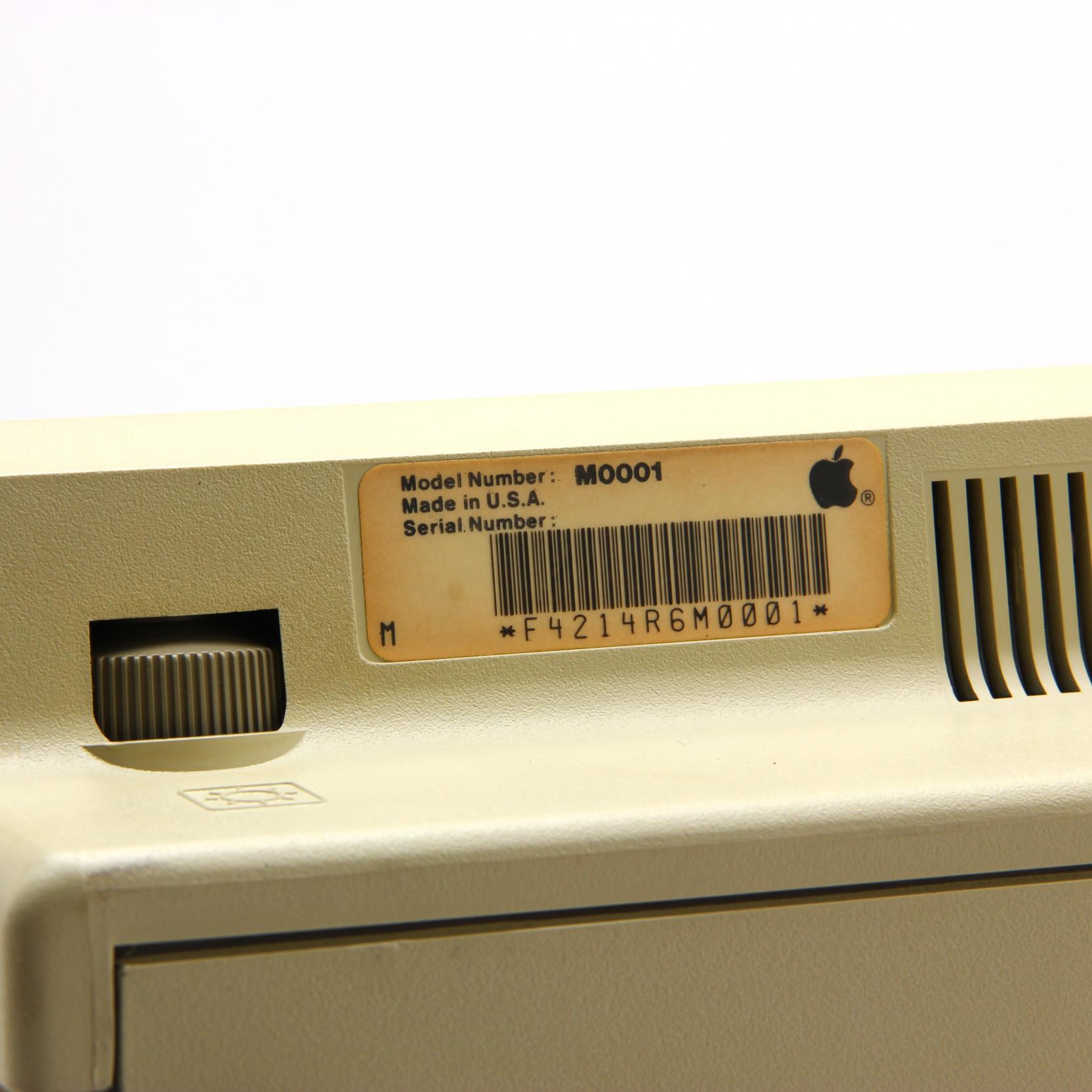 The Original Mac 128k, Apple Macintosh M0001 Computer (Lot 3066 