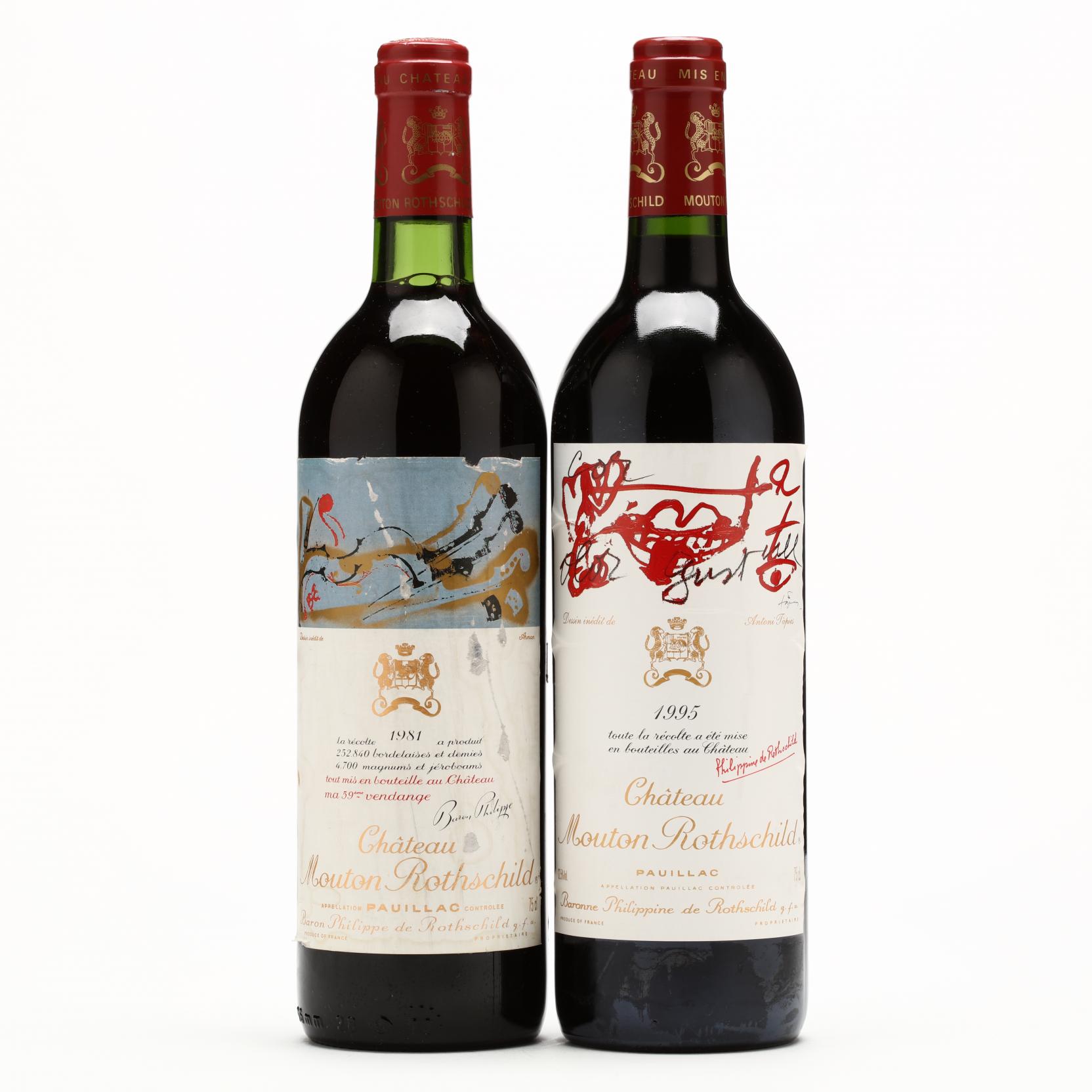 1981 & 1995 Chateau Mouton-Rothschild (Lot 3056 - Session I: The