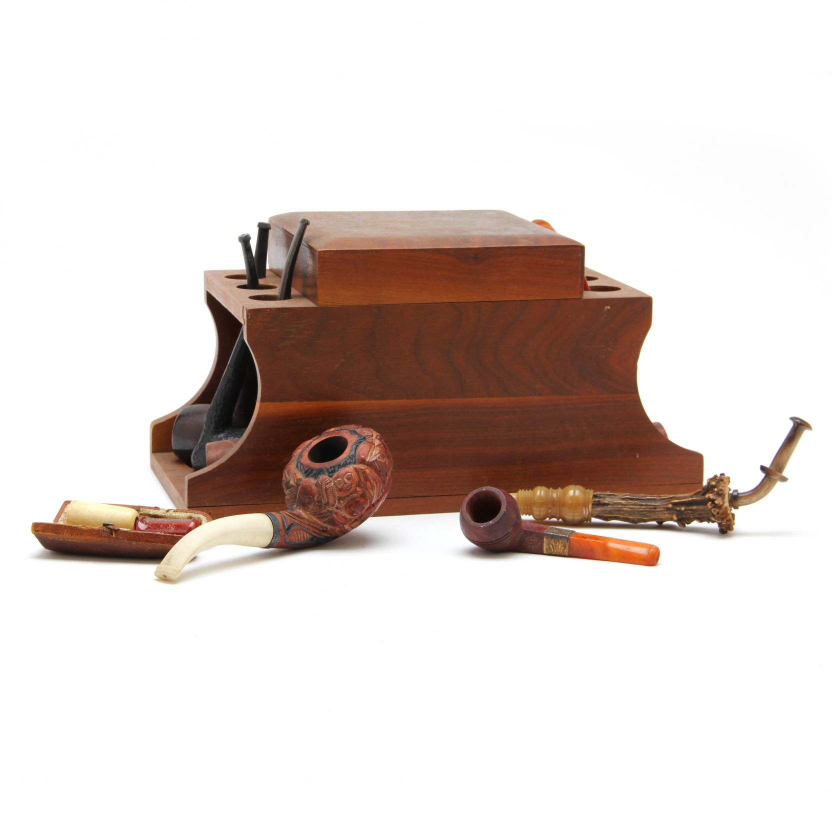pipe tobacco humidor 4th Generation Pipe Stand Humidor with Pipes