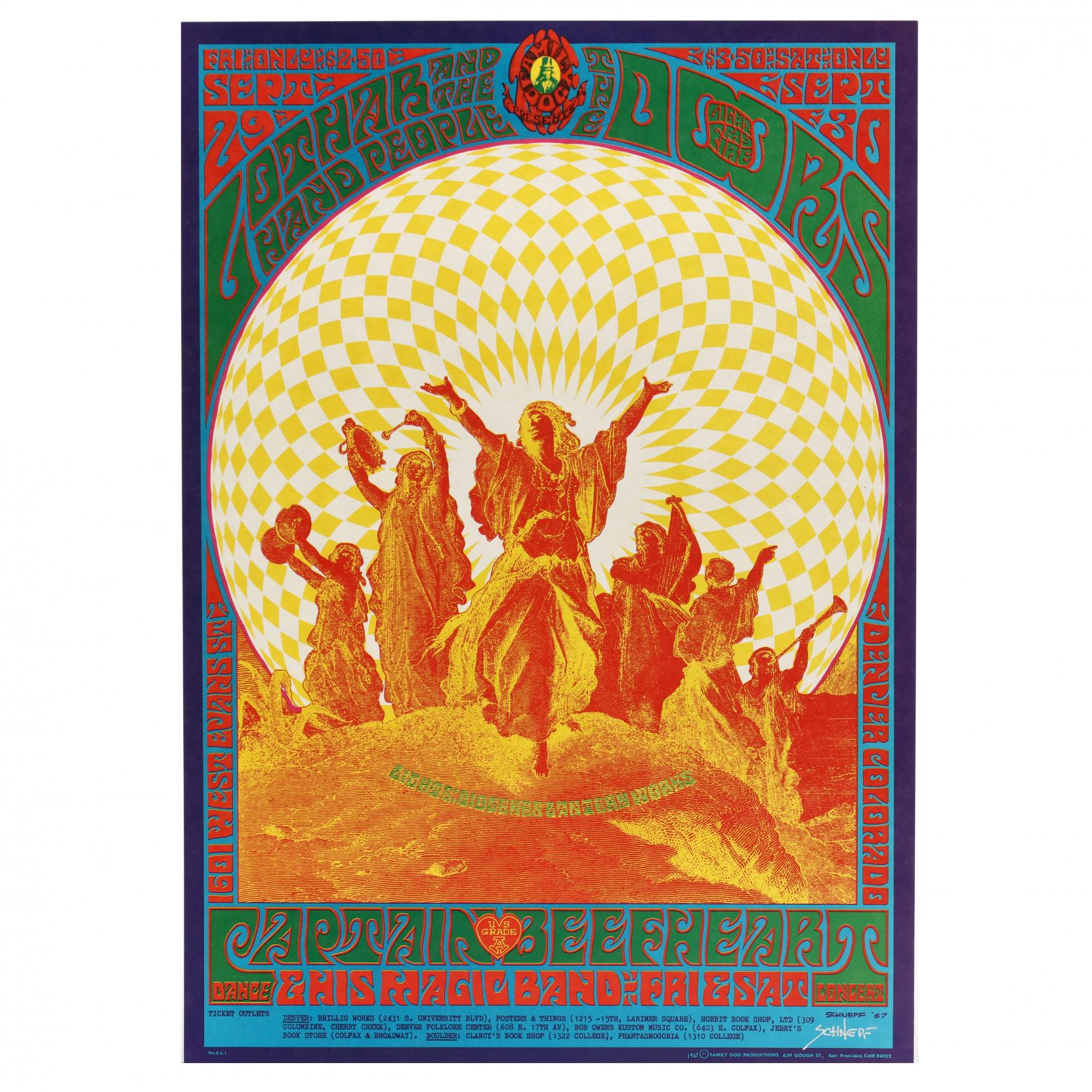 The Doors, Lothar and the Hand People, and Captain Beefheart
