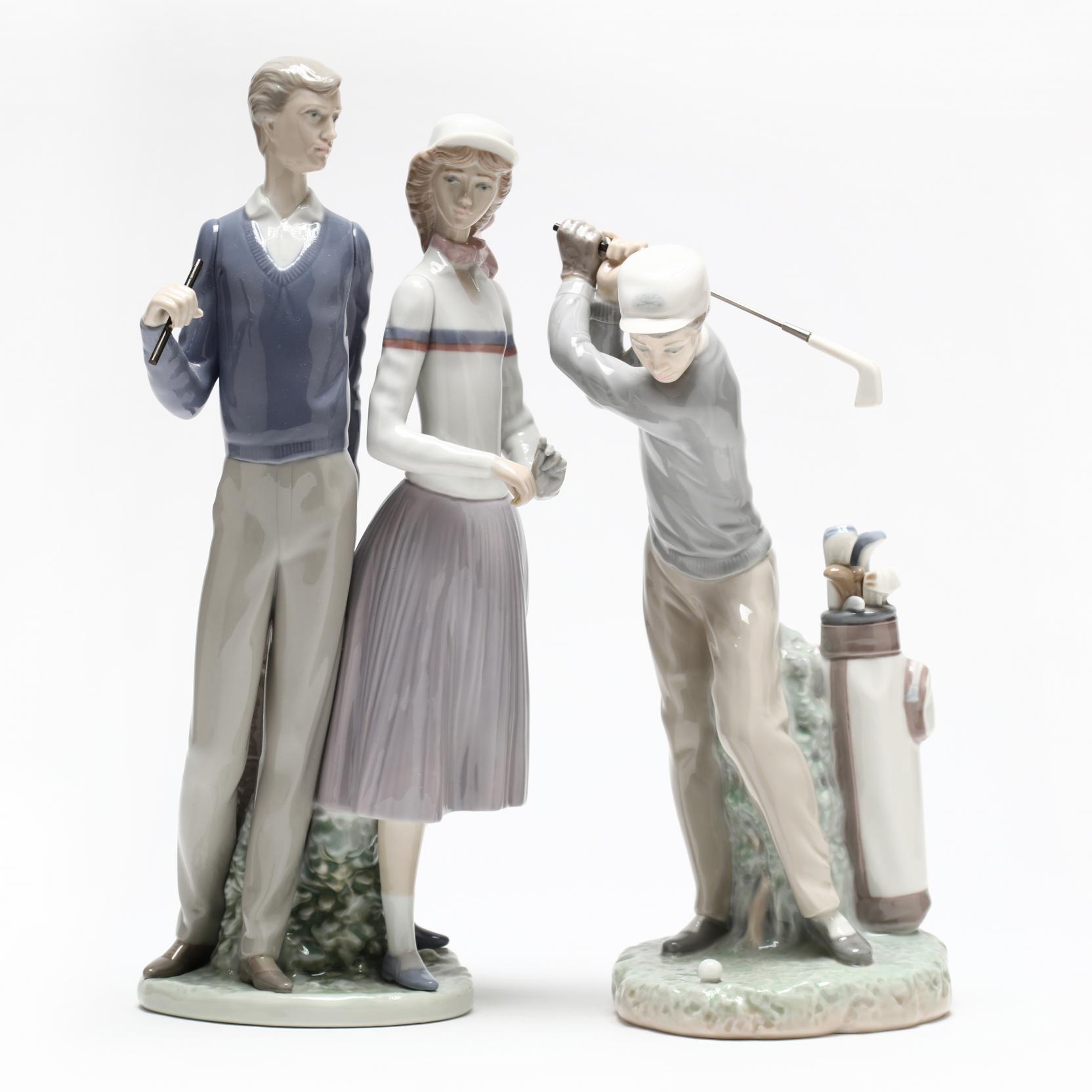 Lladro Two Golfing Figurines (Lot 620 - )