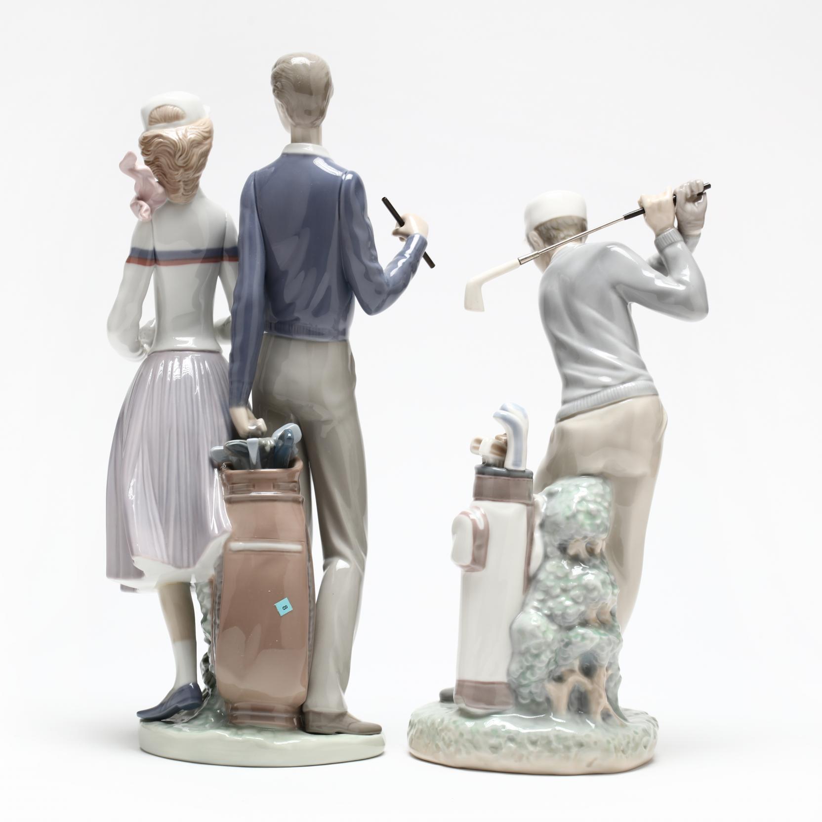 Lladro Two Golfing Figurines (Lot 620 - )