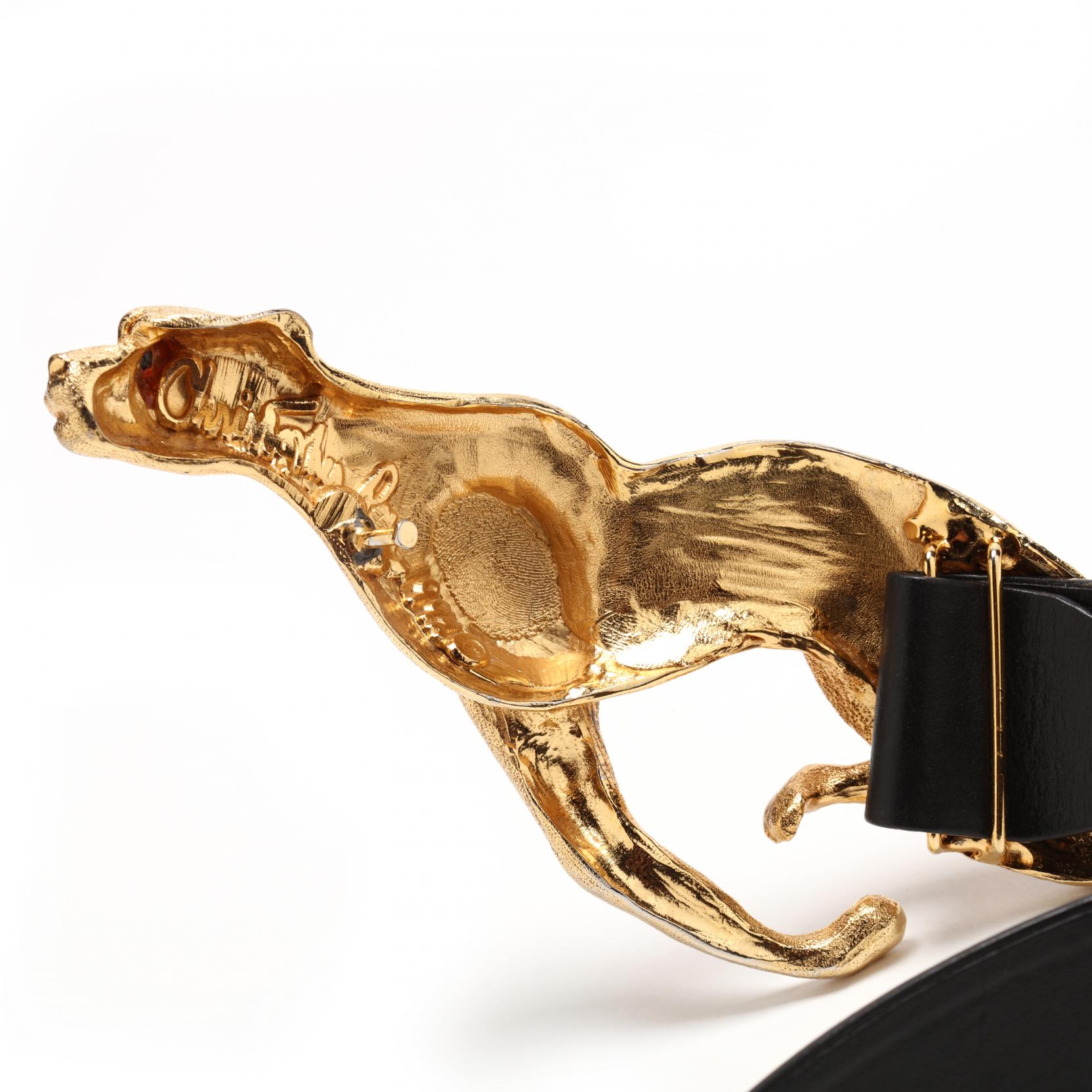 Running Cheetah Belt Buckle, Christopher Ross (Lot 1005 