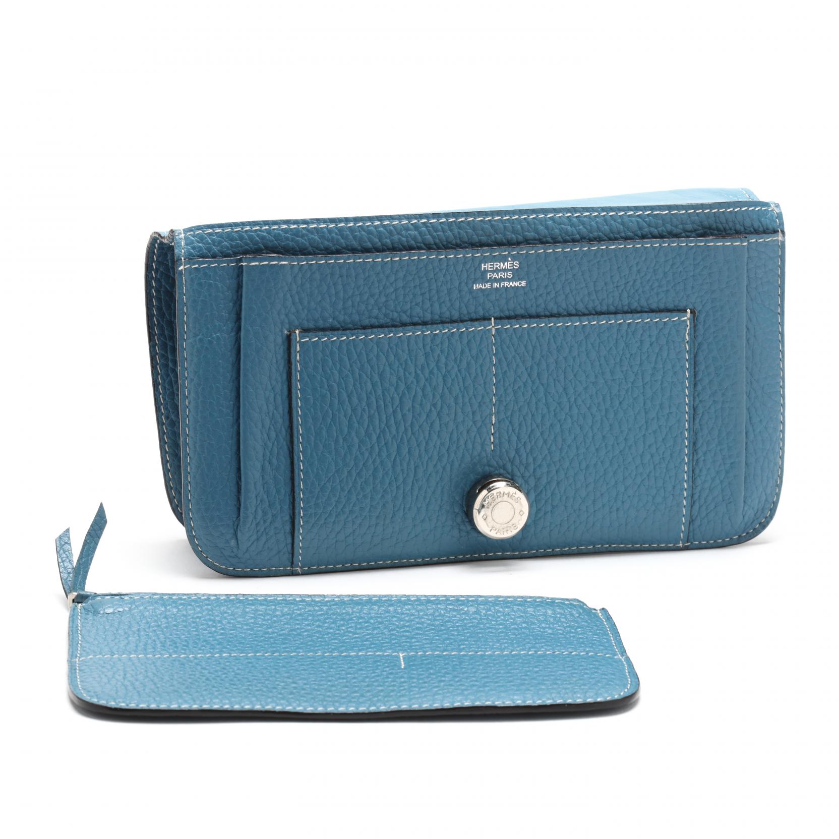 Clemence Leather Dogon Wallet, Hermes (Lot 1014 - Estate Jewelry
