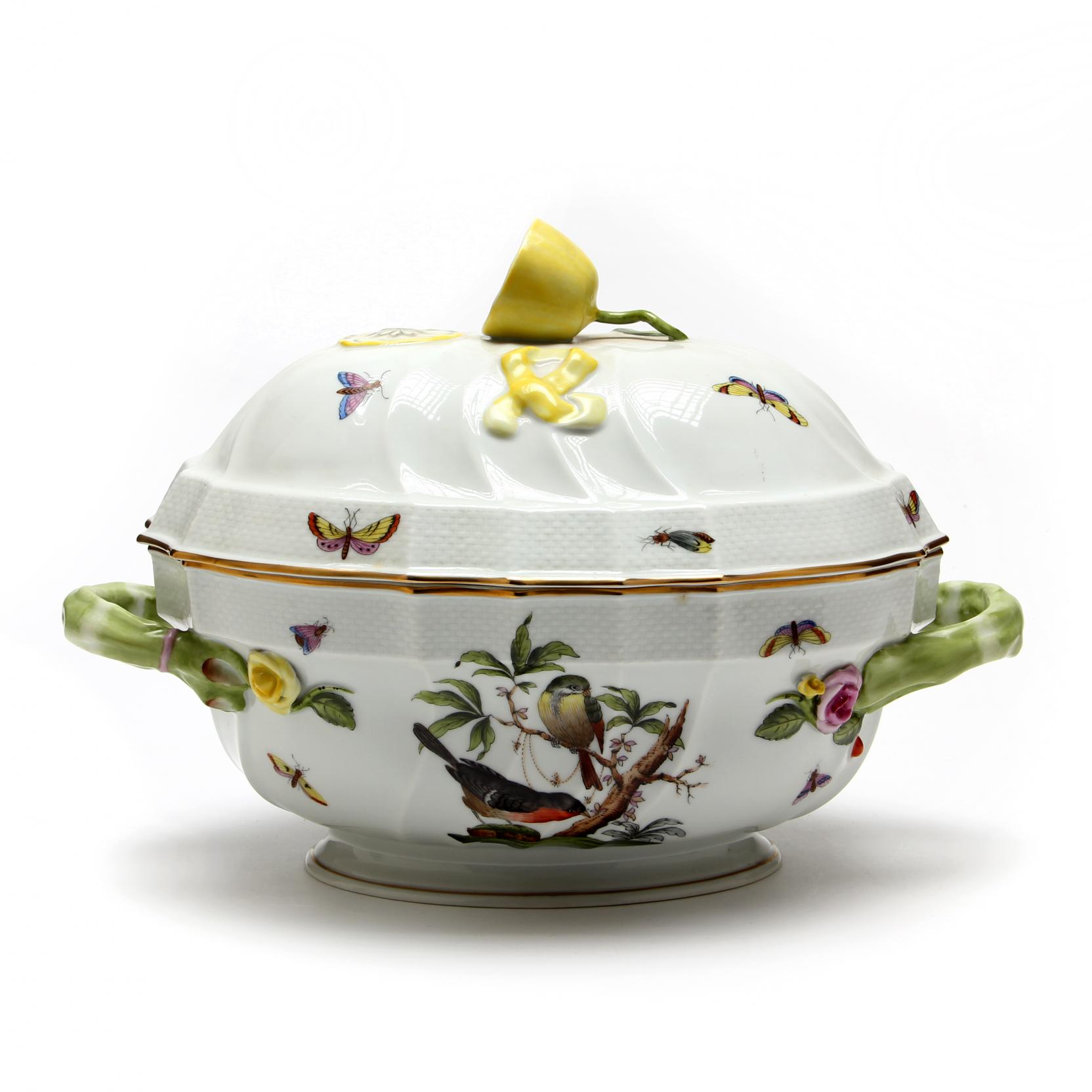 Herend Rothschild Bird Tureen with Cover (Lot 3034 - Selection of