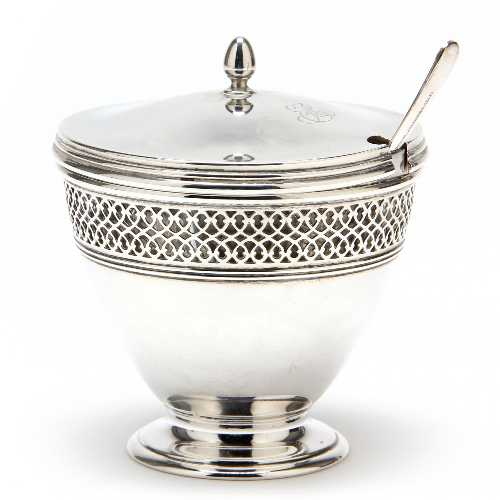 アンティーク雑貨 Tiffany SterlingSilver Footed Lidded Jar 224933_2.jpg