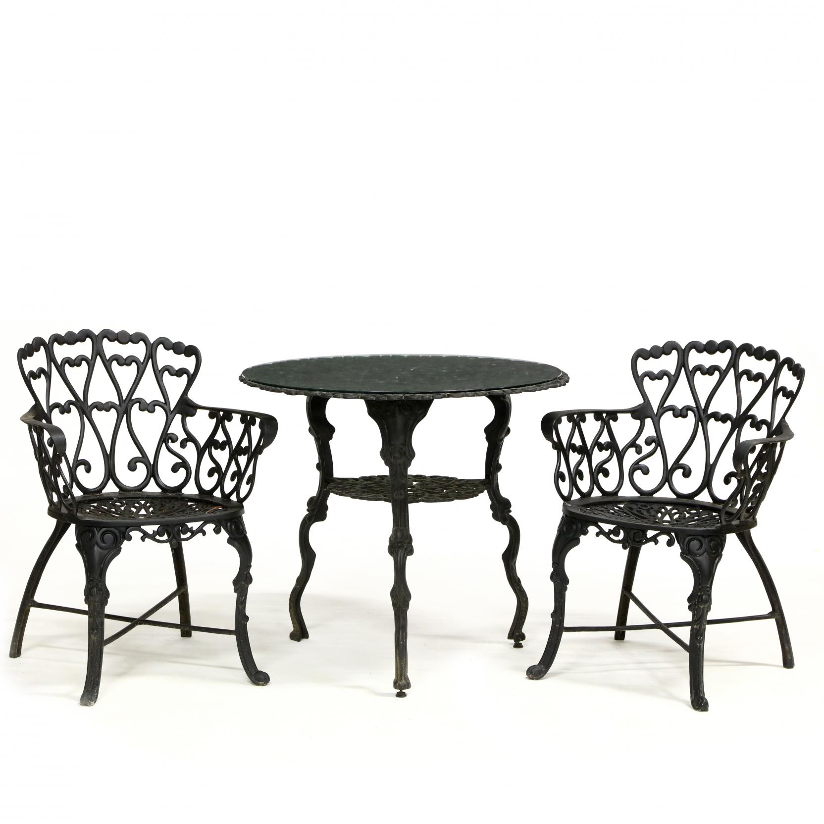 three-piece-cast-aluminum-garden-set
