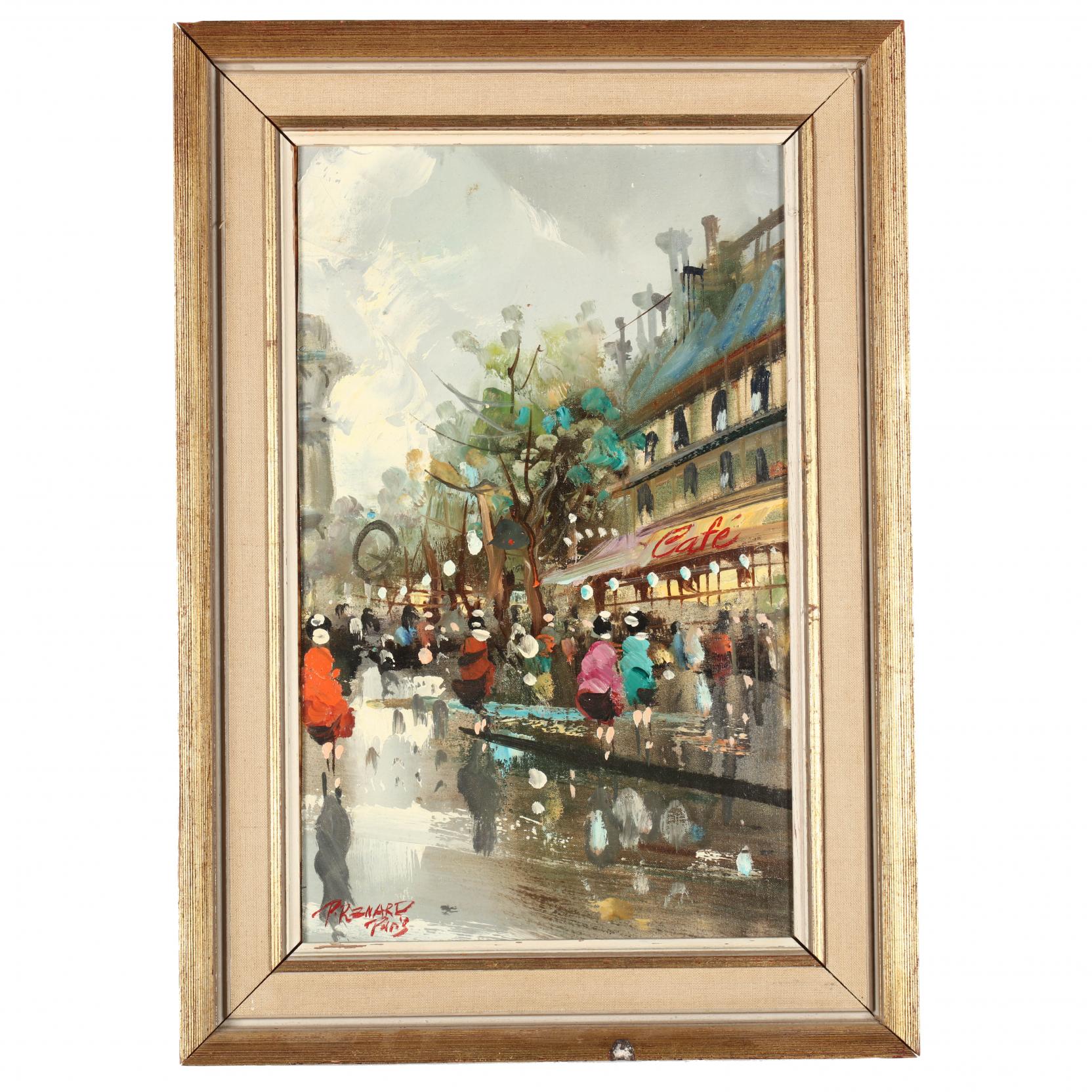Paul Renard (French, 1941-1997), Paris Café (Lot 417 - New Year's