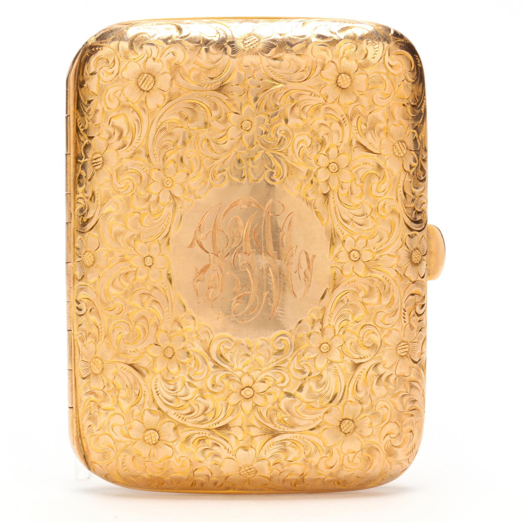 viceroy gold cigarette case 14KT Gold Cigarette Case (Lot 77