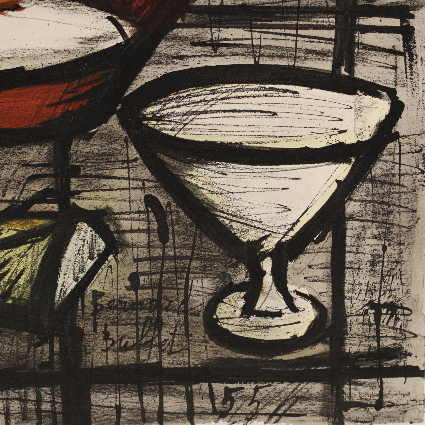 Bernard Buffet (French, 1928-1999), Nature Morte aux Oeufs (Still
