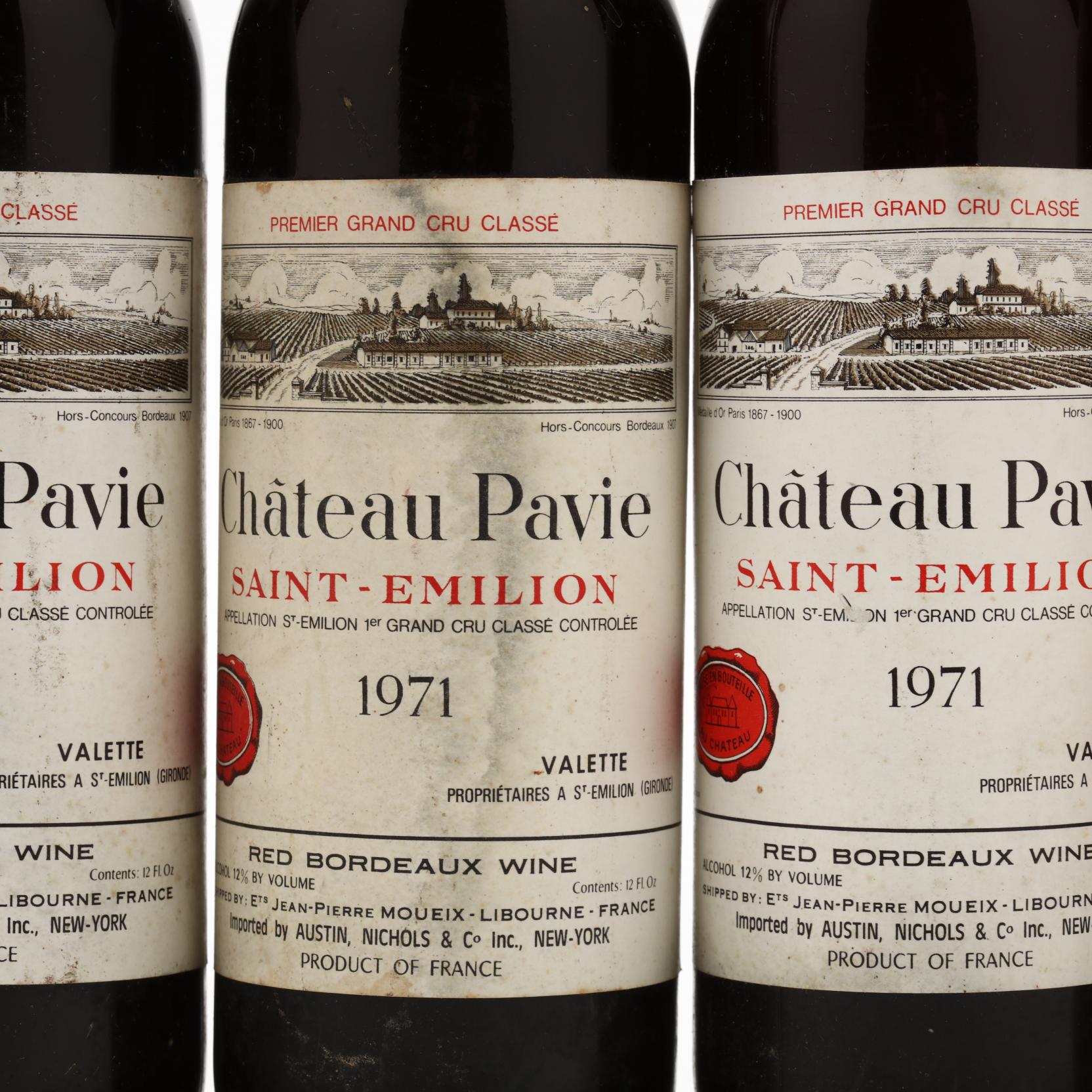 Chateau Pavie - Vintage 1971 (Lot 1060 - The January Wine Chateau Pavie - Vintage 1971 (Lot 1060 - The January Wine