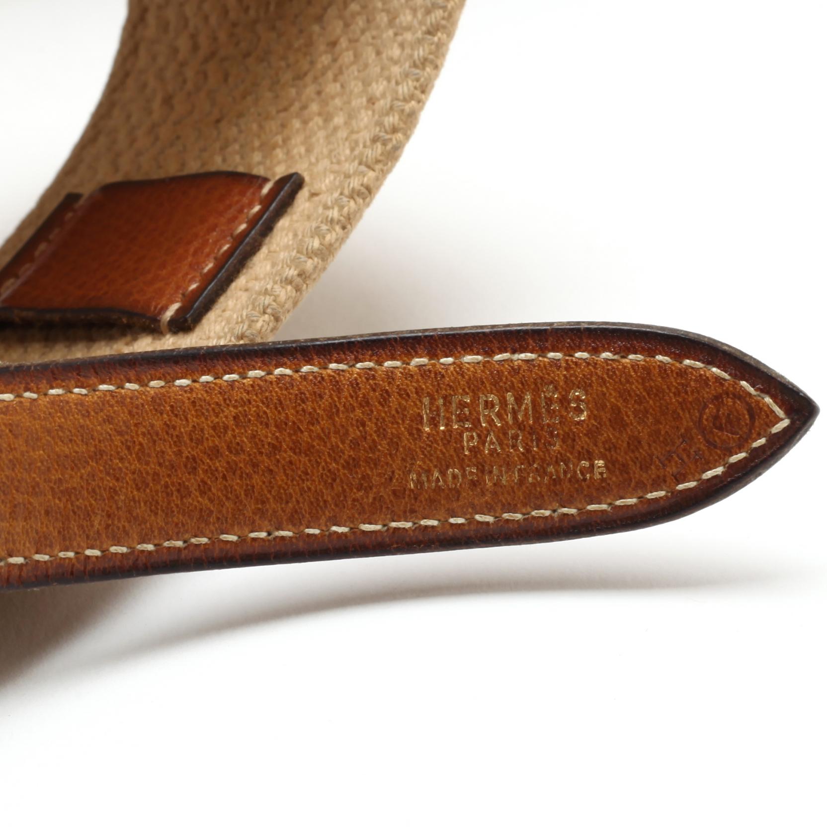 【HERMES】vintage pierce Vintage Hermes Bag and Belt Set (Lot 3006 - Jewelry &