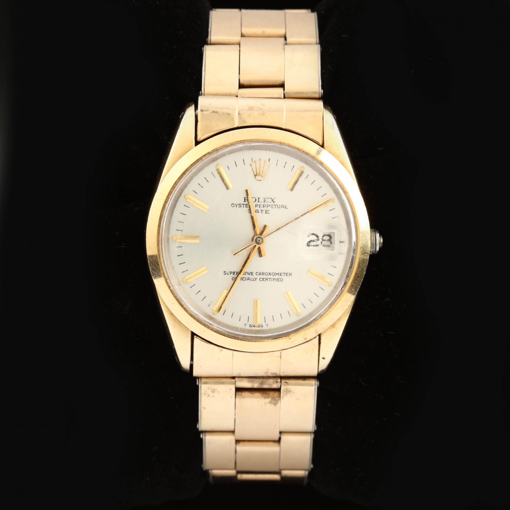 Gent's Vintage Oyster Perpetual Date Just Watch, Rolex (Lot
