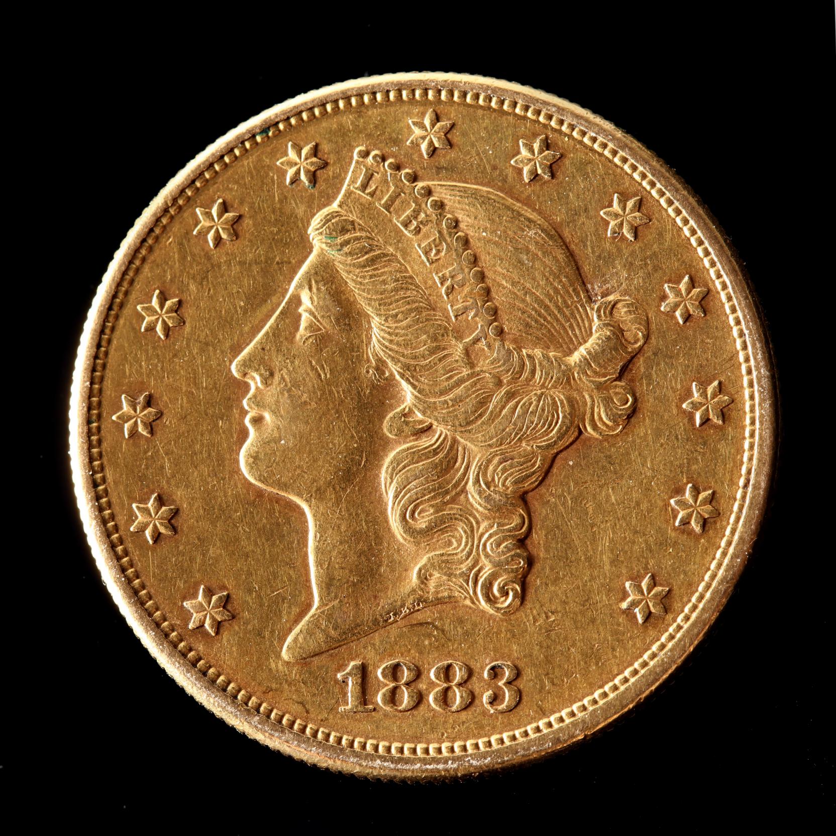 1883-S $20 Gold Liberty Head Double Eagle (Lot 4002 - The May Coin