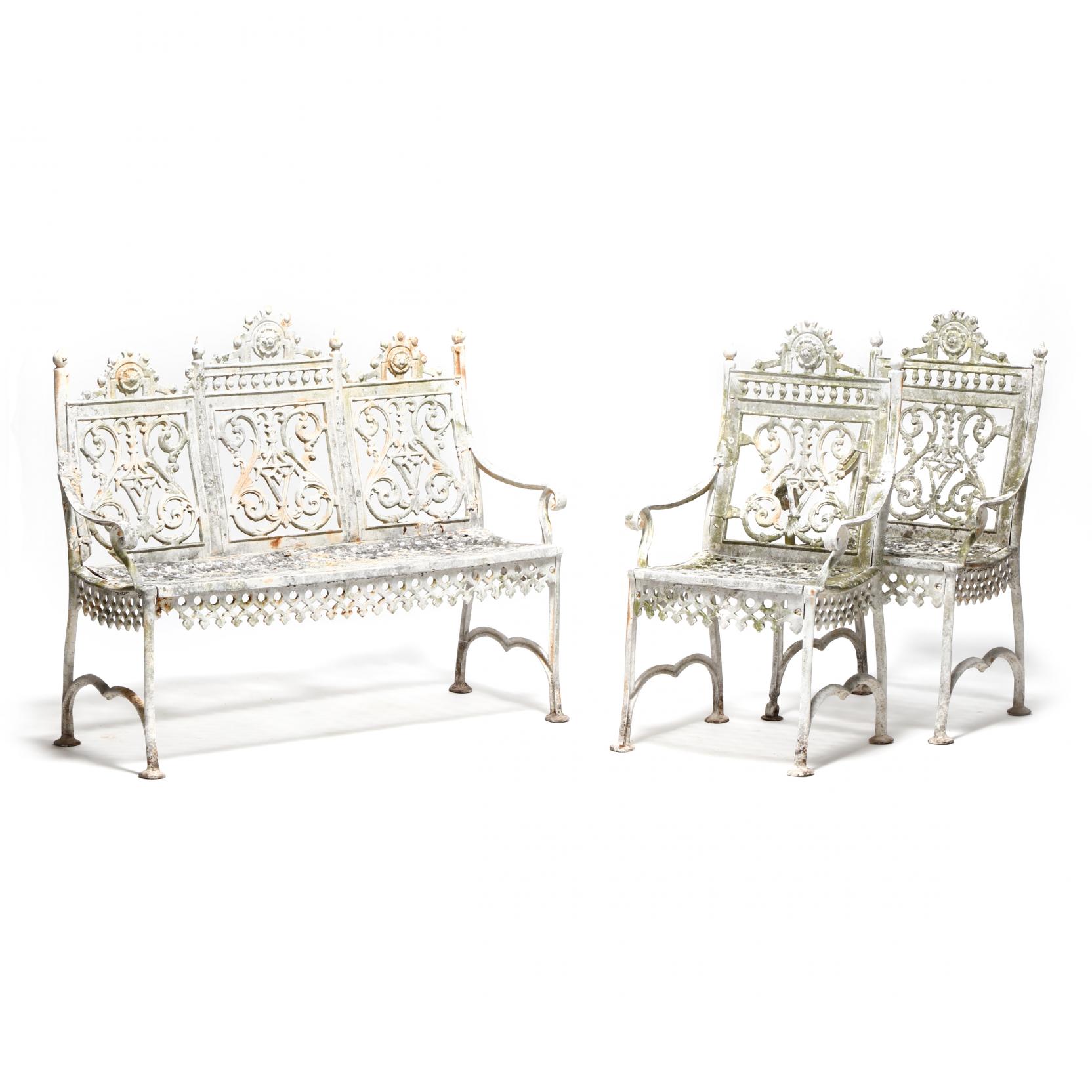 Southern Victorian Cast Iron Garden Suite by Jacobs (Lot 246 - The
