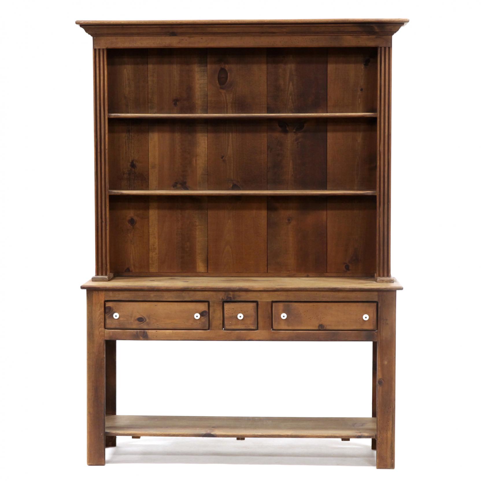 contemporary-pine-step-back-cupboard