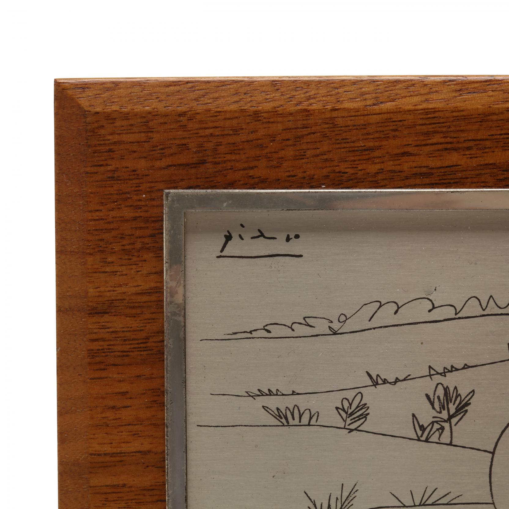 after Pablo Picasso (Spanish, 1881-1973), Franklin Mint Silver