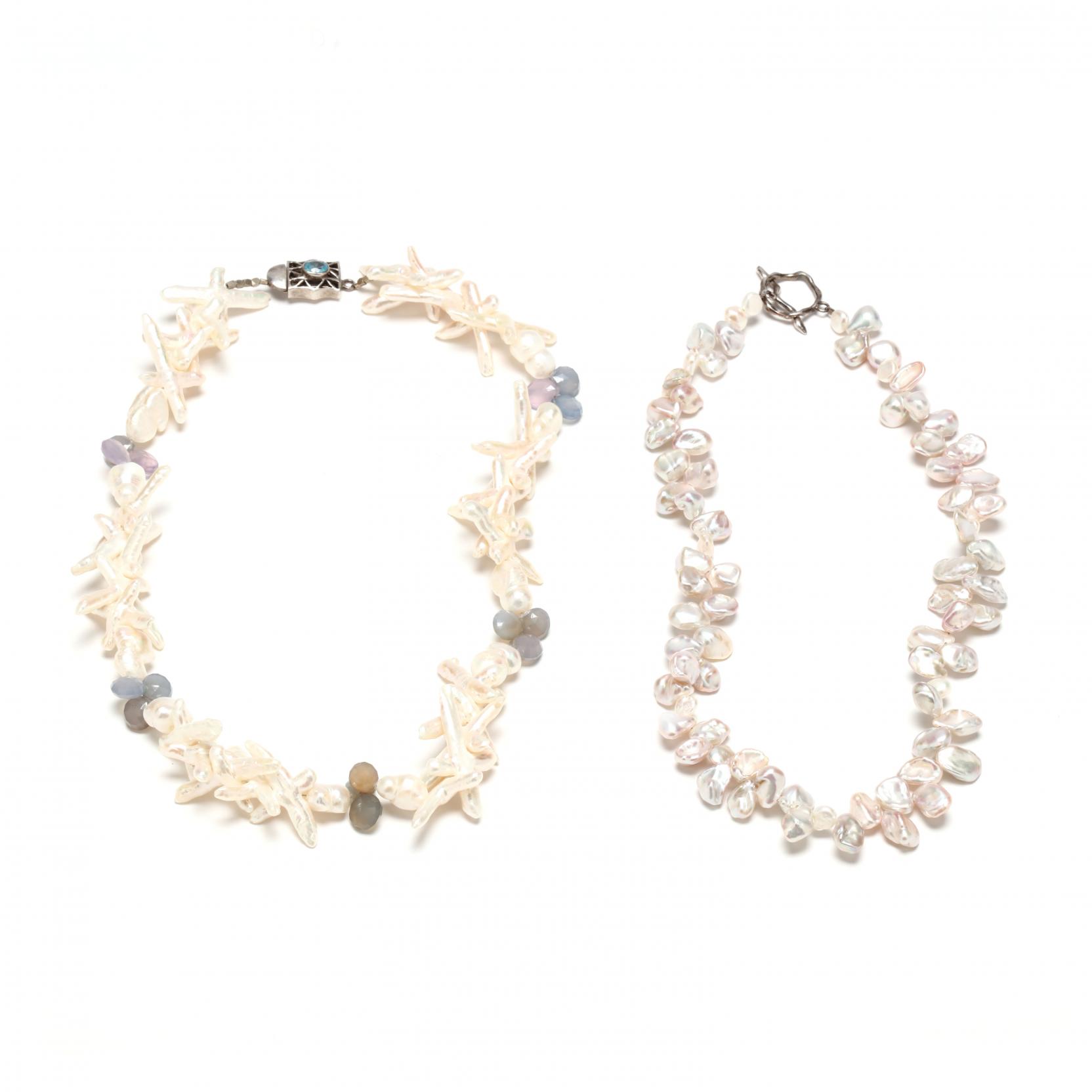 two-keshi-pearl-necklaces