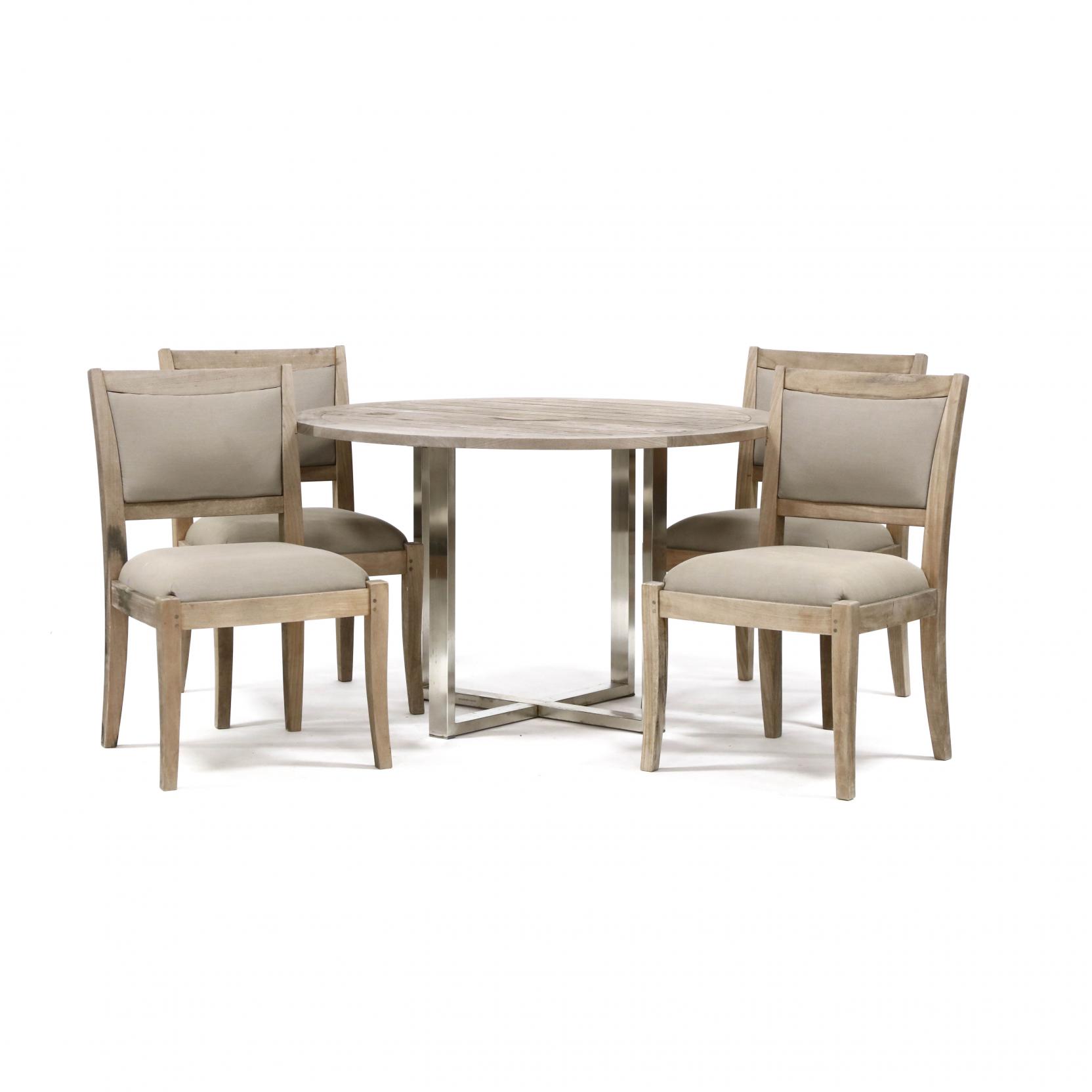 kingsley-bate-teak-table-and-four-chairs