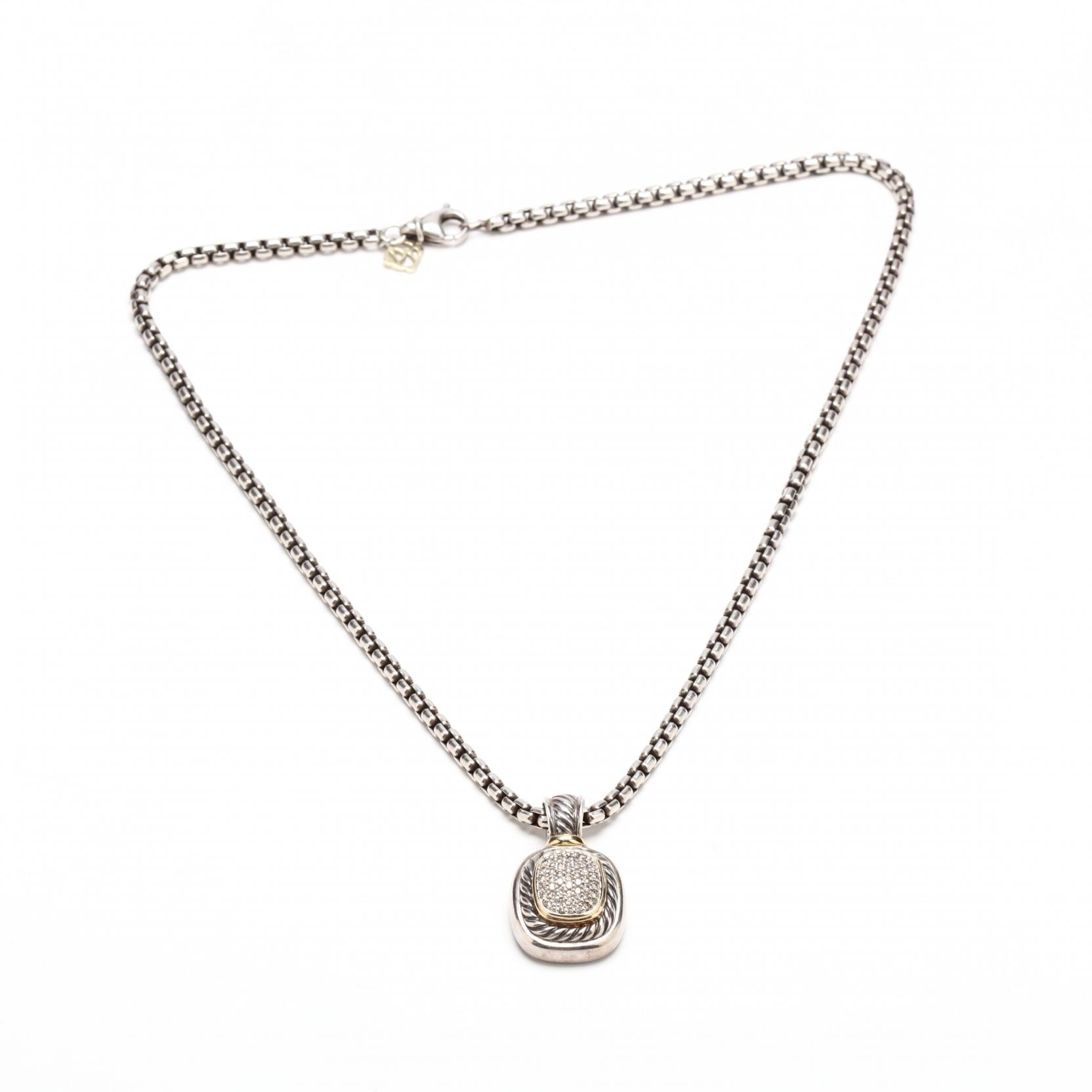 sterling-silver-and-18kt-gold-and-diamond-necklace-david-yurman