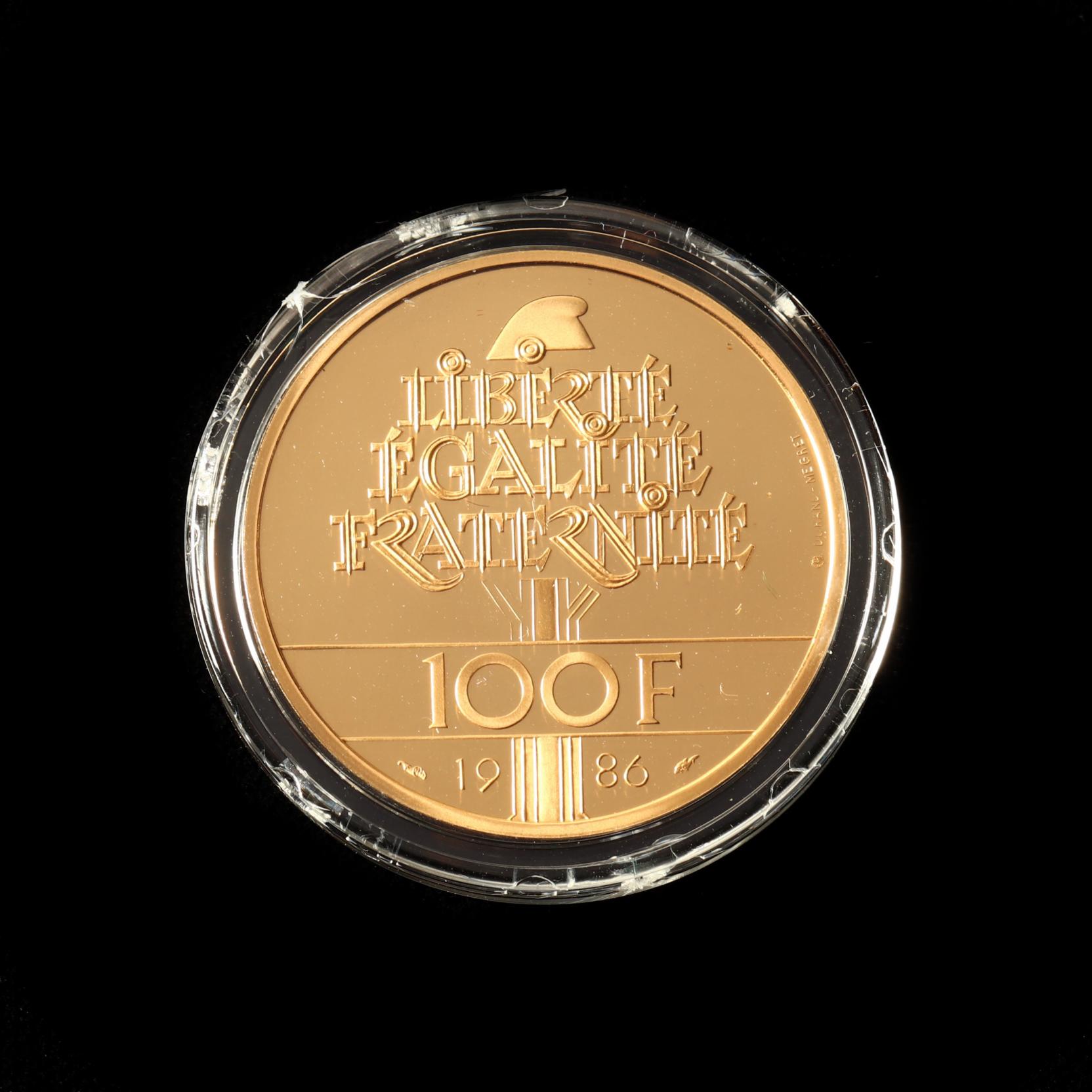 France, 1986 Statue of Liberty Gold and Silver Centennial