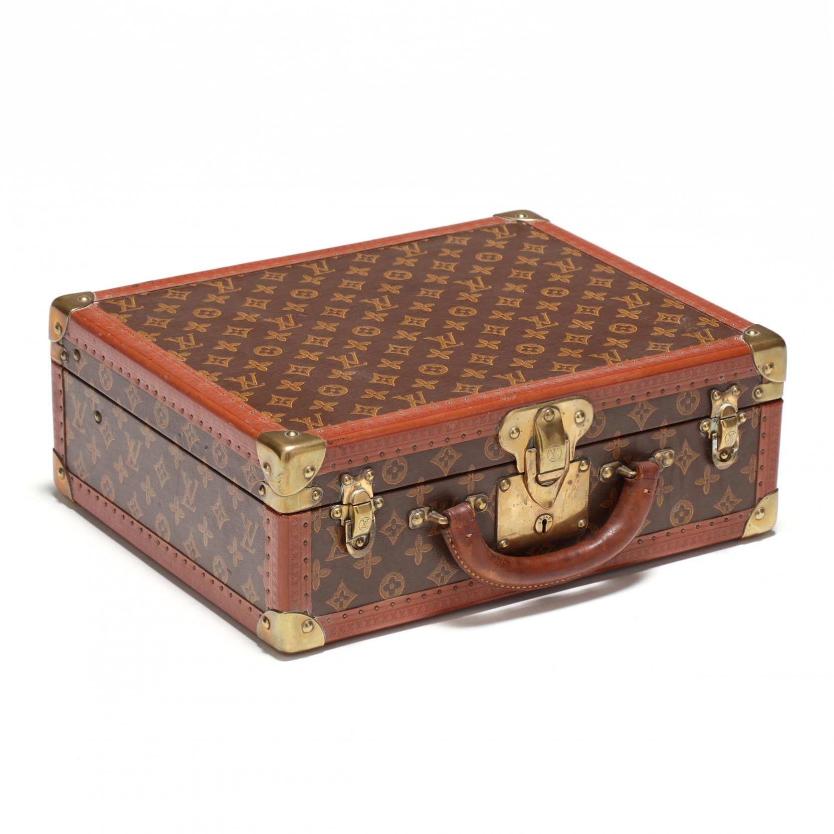 Large Sized Classic Louis Vuitton Suitcase - Sautter of Mount Street