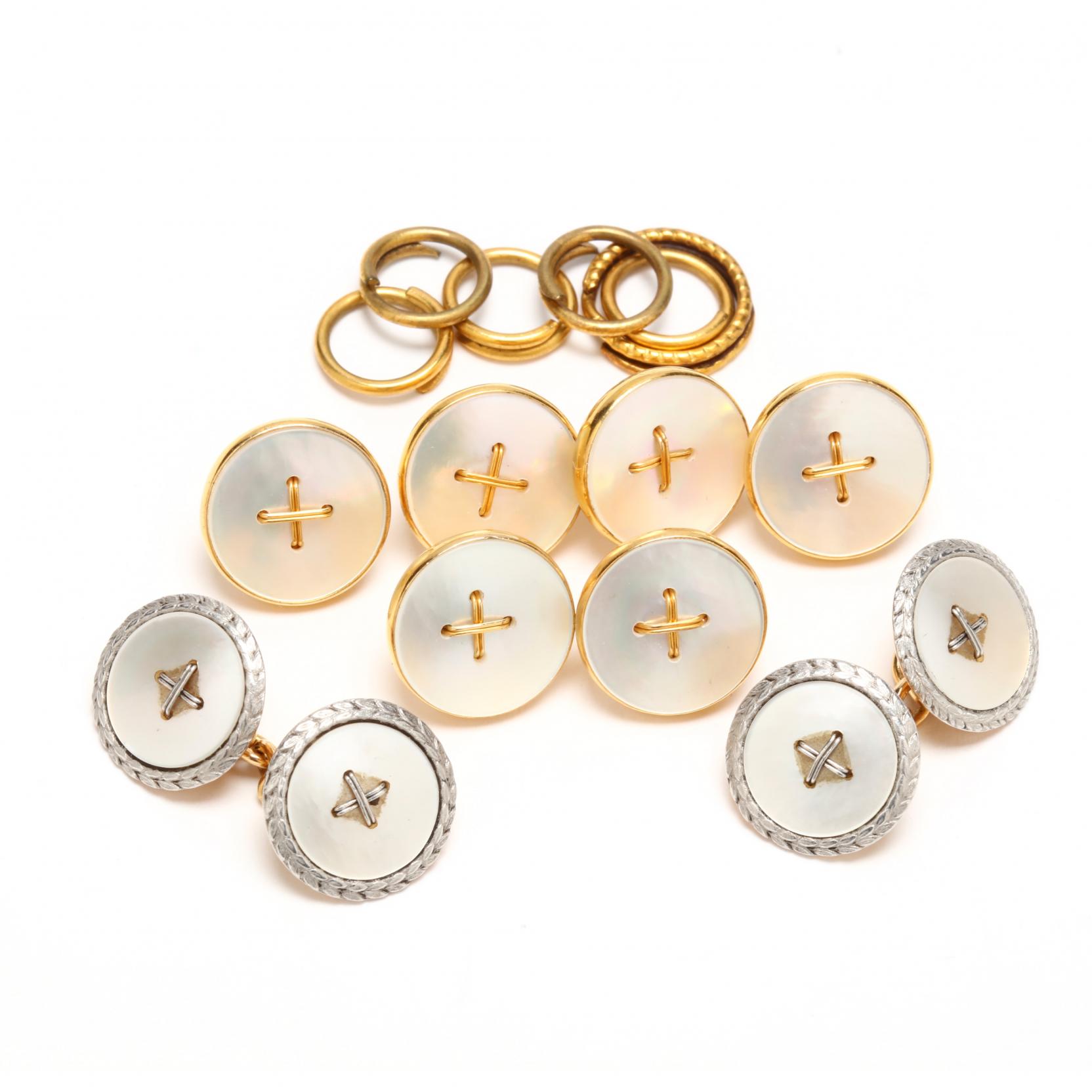 18kt-mother-of-pearl-cufflink-and-stud-sets